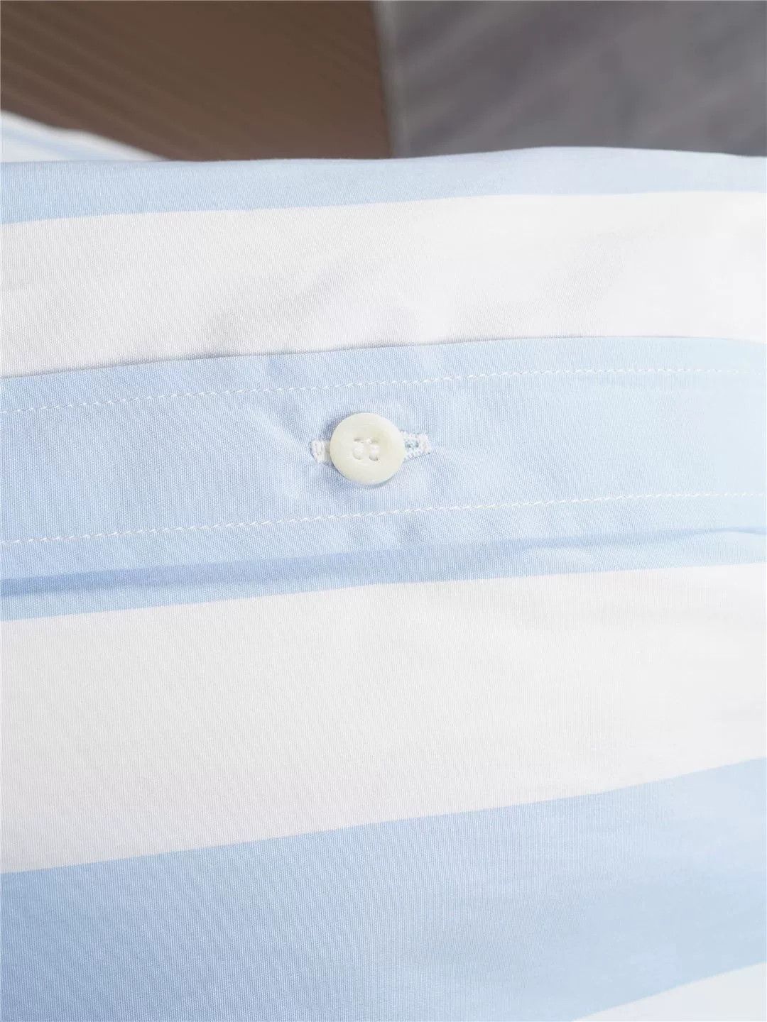 Brunello Cucinelli Brunello Cucinelli Striped Dress Shirt Size US XS / EU 42 / 0 - 6 Thumbnail