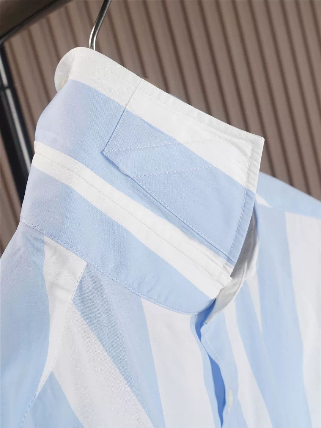 Brunello Cucinelli Brunello Cucinelli Striped Dress Shirt Size US XS / EU 42 / 0 - 5 Thumbnail