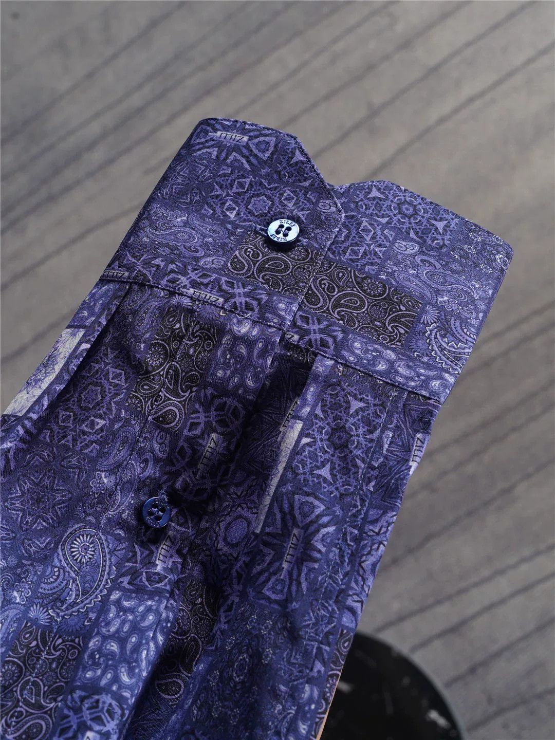 Zilli ZILLI Silk Blend Shirt for Men Size US S / EU 44-46 / 1 - 6 Thumbnail