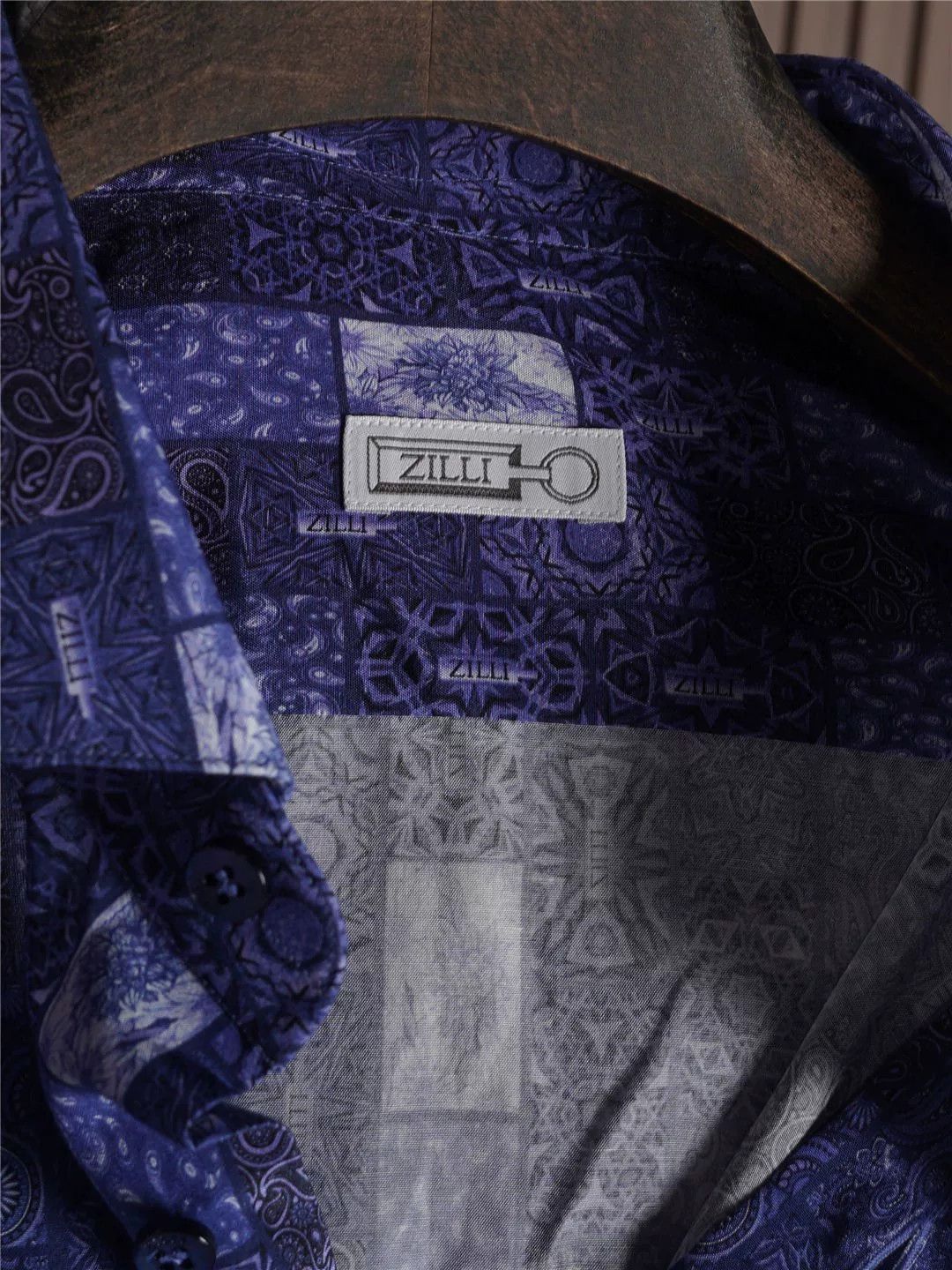 Zilli ZILLI Silk Blend Shirt for Men Size US S / EU 44-46 / 1 - 4 Thumbnail
