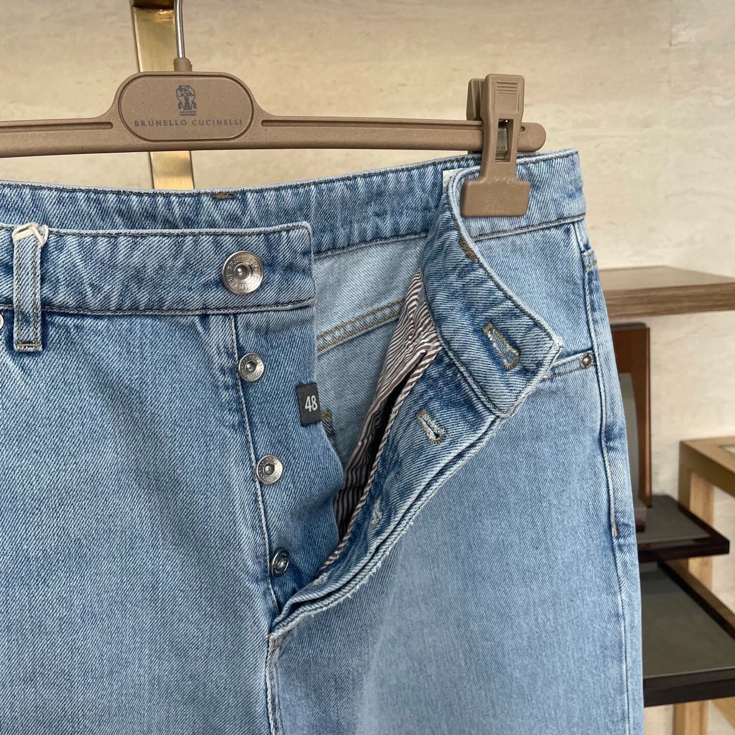 Brunello Cucinelli Brunello Cucinelli Light Blue Jeans Size US 30 / EU 46 - 6 Thumbnail
