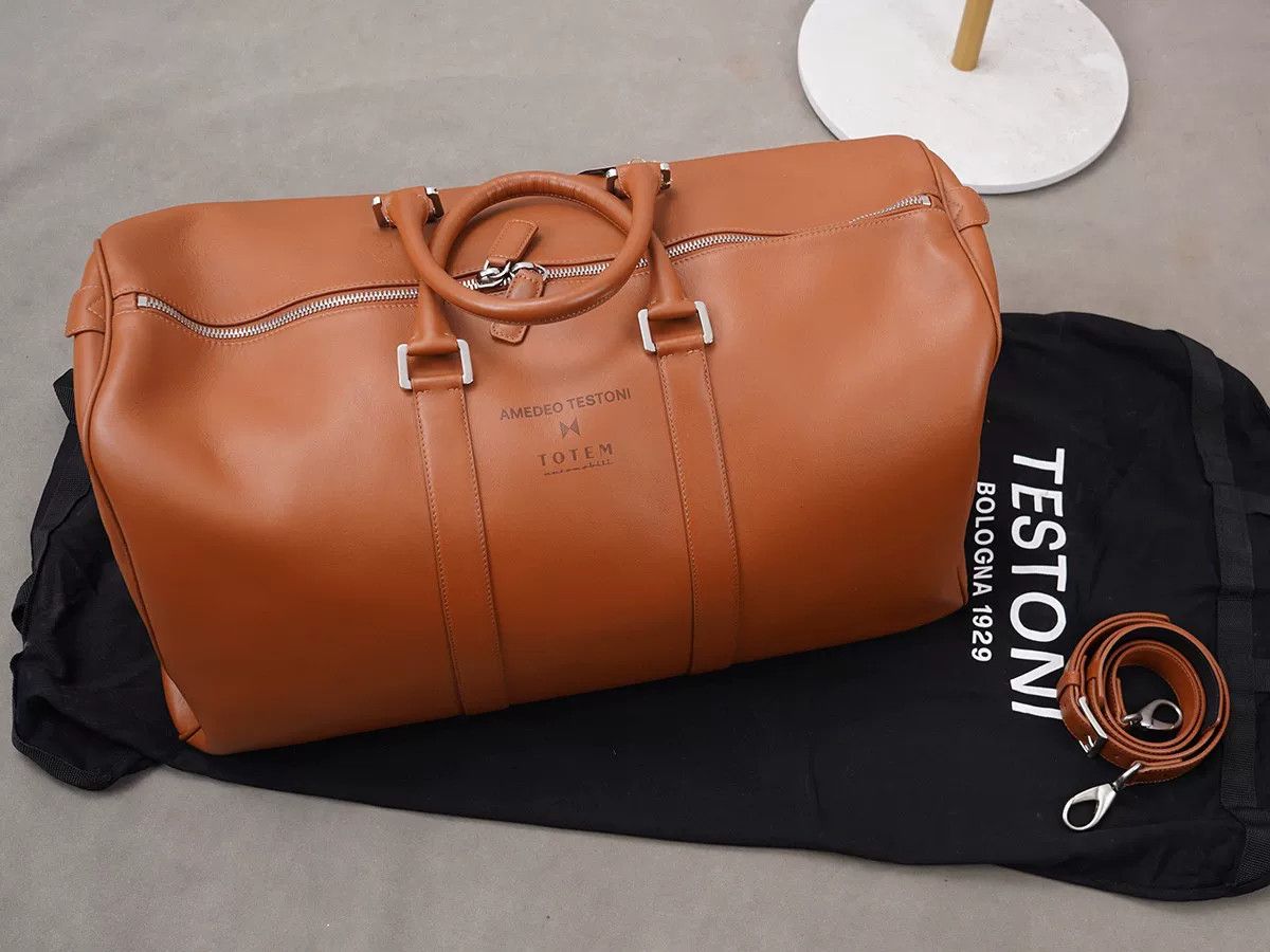 Testoni A testoni Leather Travel Bag Size ONE SIZE - 6 Thumbnail