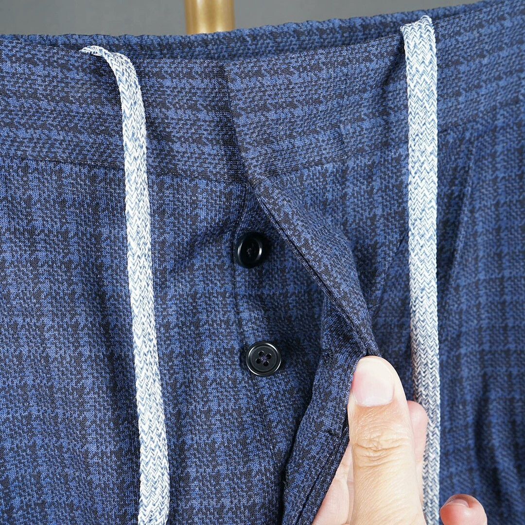Kiton Kiton Designer Pants with Elastic Waistband Size US 34 / EU 50 - 7 Thumbnail