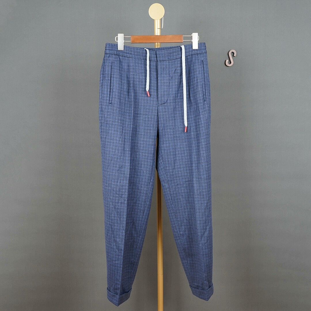 Kiton Kiton Designer Pants with Elastic Waistband Size US 34 / EU 50 - 4 Thumbnail