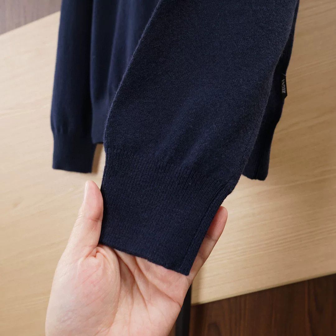 Z Zegna ZEGNA Cashmere Knit Sweater for Sale Size US S / EU 44-46 / 1 - 6 Thumbnail