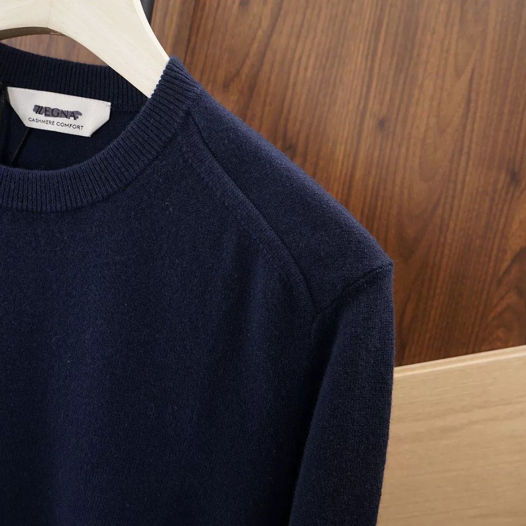 Z Zegna ZEGNA Cashmere Knit Sweater for Sale Size US S / EU 44-46 / 1 - 5 Thumbnail