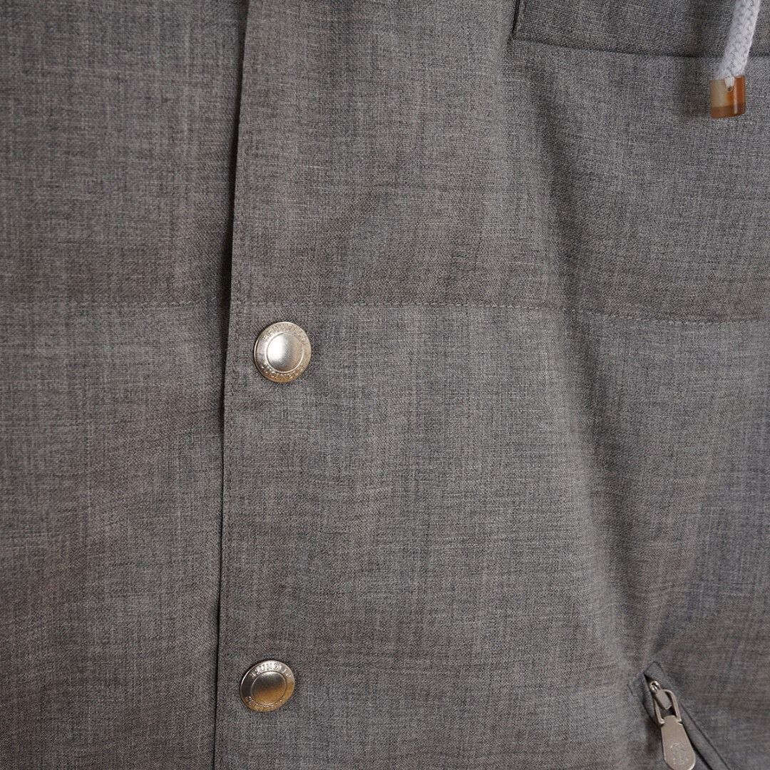 Brunello Cucinelli Brunello Cucinelli Down Vest with Hood Size US M / EU 48-50 / 2 - 6 Thumbnail