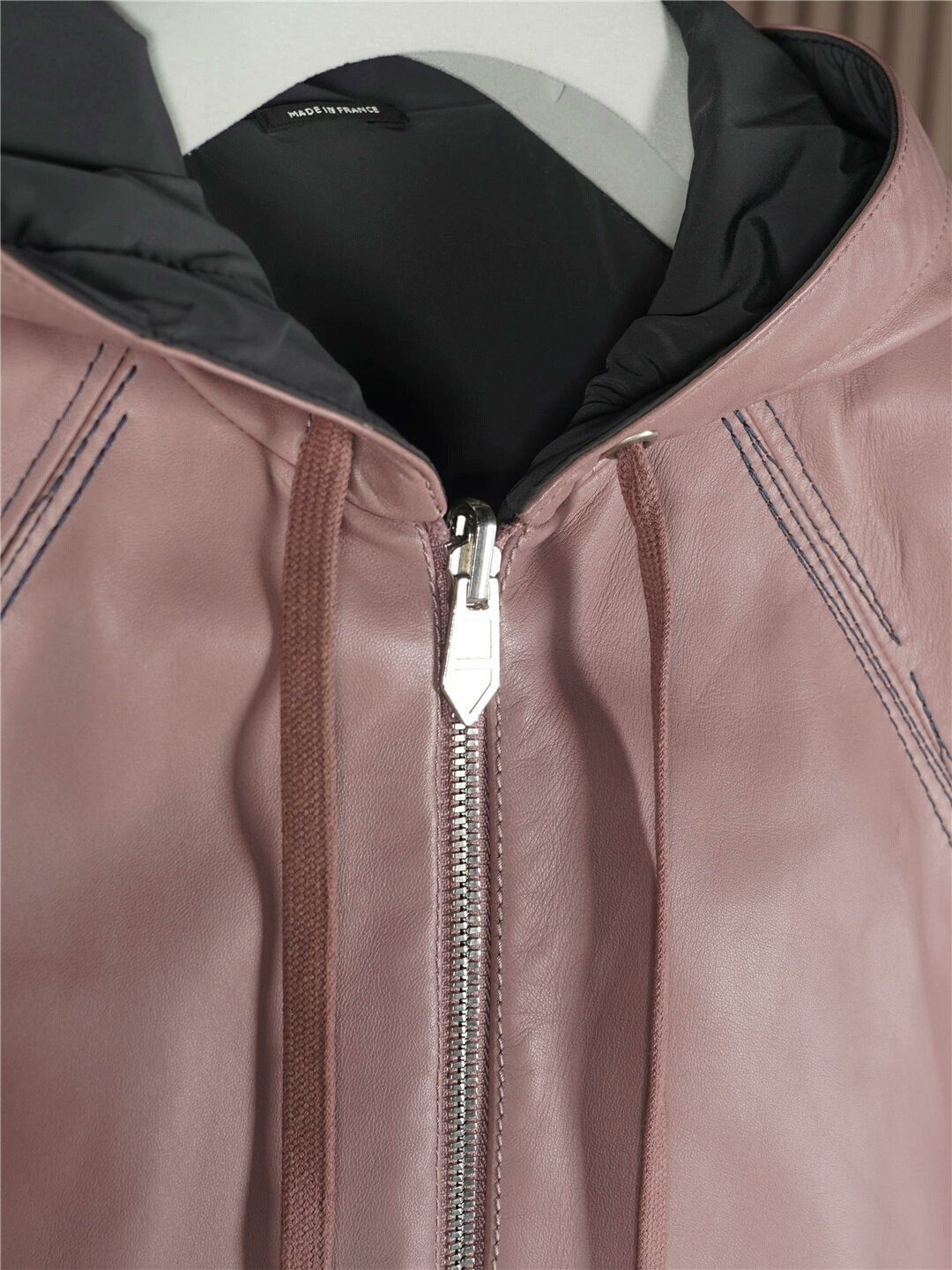 Hermes Hermes Reversible Hooded Leather Jacket Size US M / EU 48-50 / 2 - 4 Thumbnail