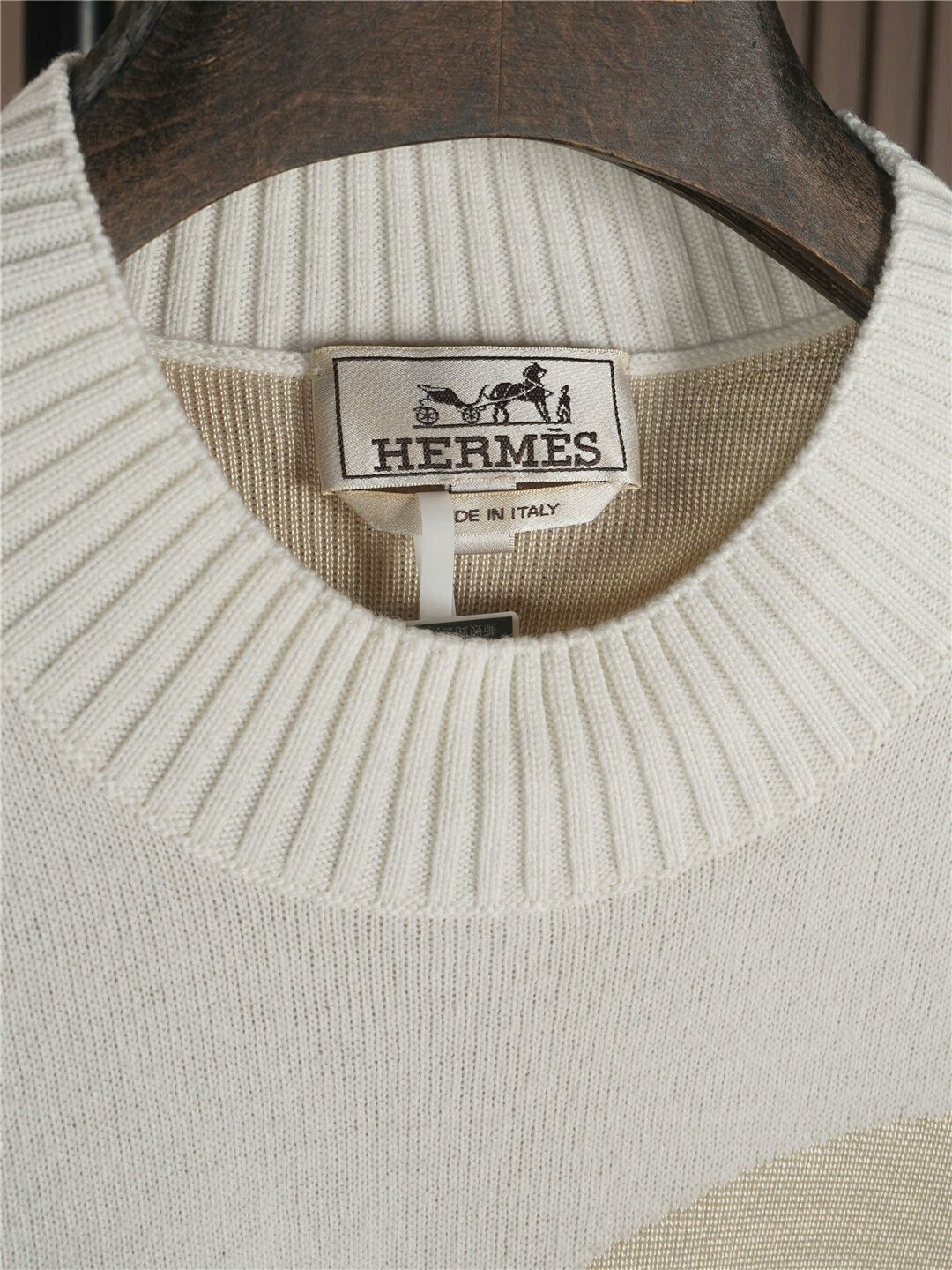 Hermes Hermes Men's Cashmere Silk Knit Sweater Size US M / EU 48-50 / 2 - 2 Thumbnail