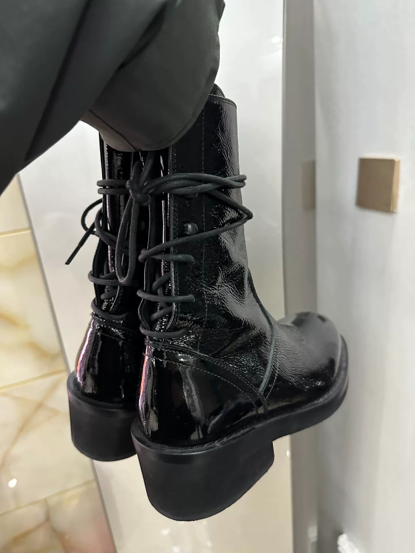 Ann Demeulemeester Ann Demeulemeester Black Ankle Boots Size US 6 / IT 36 - 4 Thumbnail