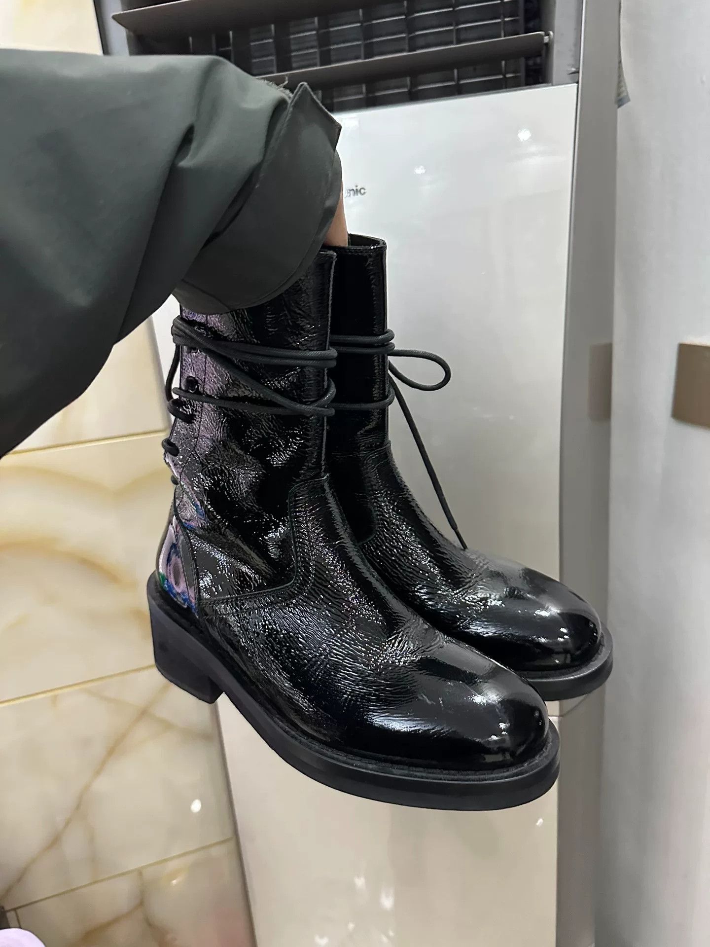 Ann Demeulemeester Ann Demeulemeester Black Ankle Boots Size US 6 / IT 36 - 2 Thumbnail