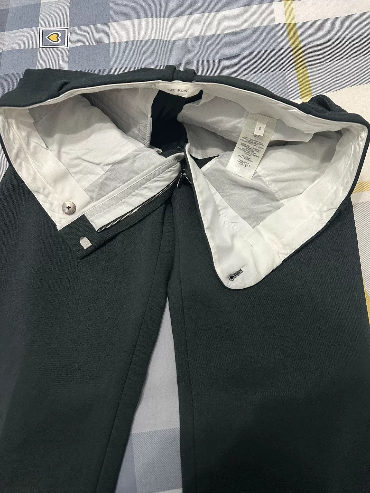 The Row The Row Green Wool Trousers Size 26" / US 2 / IT 38 - 4 Thumbnail