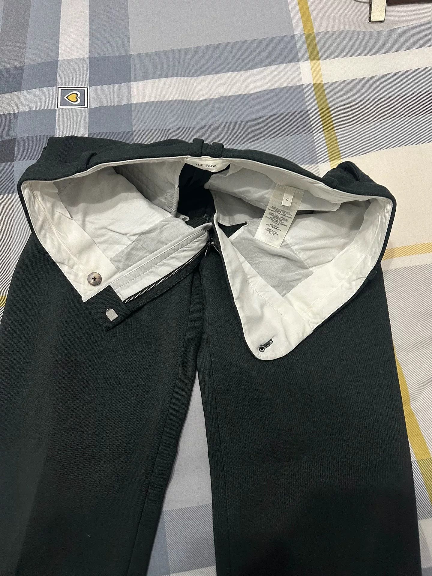 The Row The Row Green Wool Trousers Size 26" / US 2 / IT 38 - 3 Thumbnail
