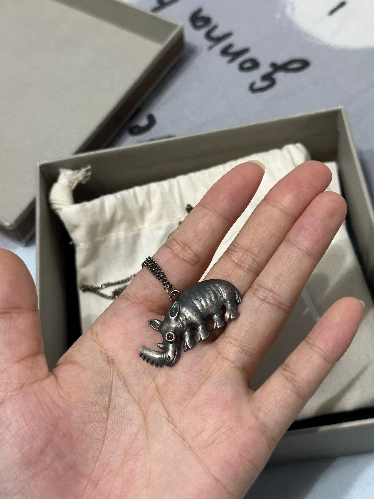 Marni Marni Rhinoceros Necklace for Unisex Size ONE SIZE - 2 Thumbnail
