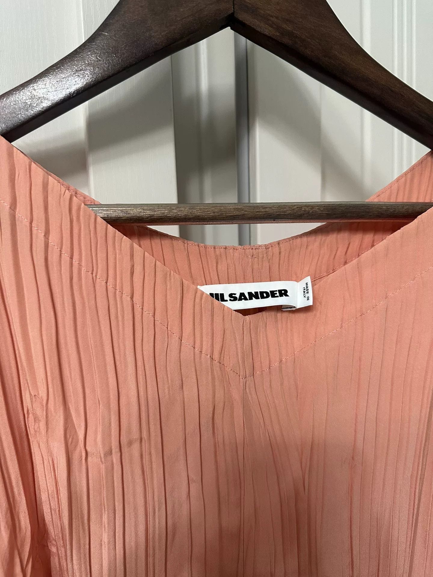 Jil Sander Jil Sander Long Pink Dress Robe Size L / US 10 / IT 46 - 5 Thumbnail