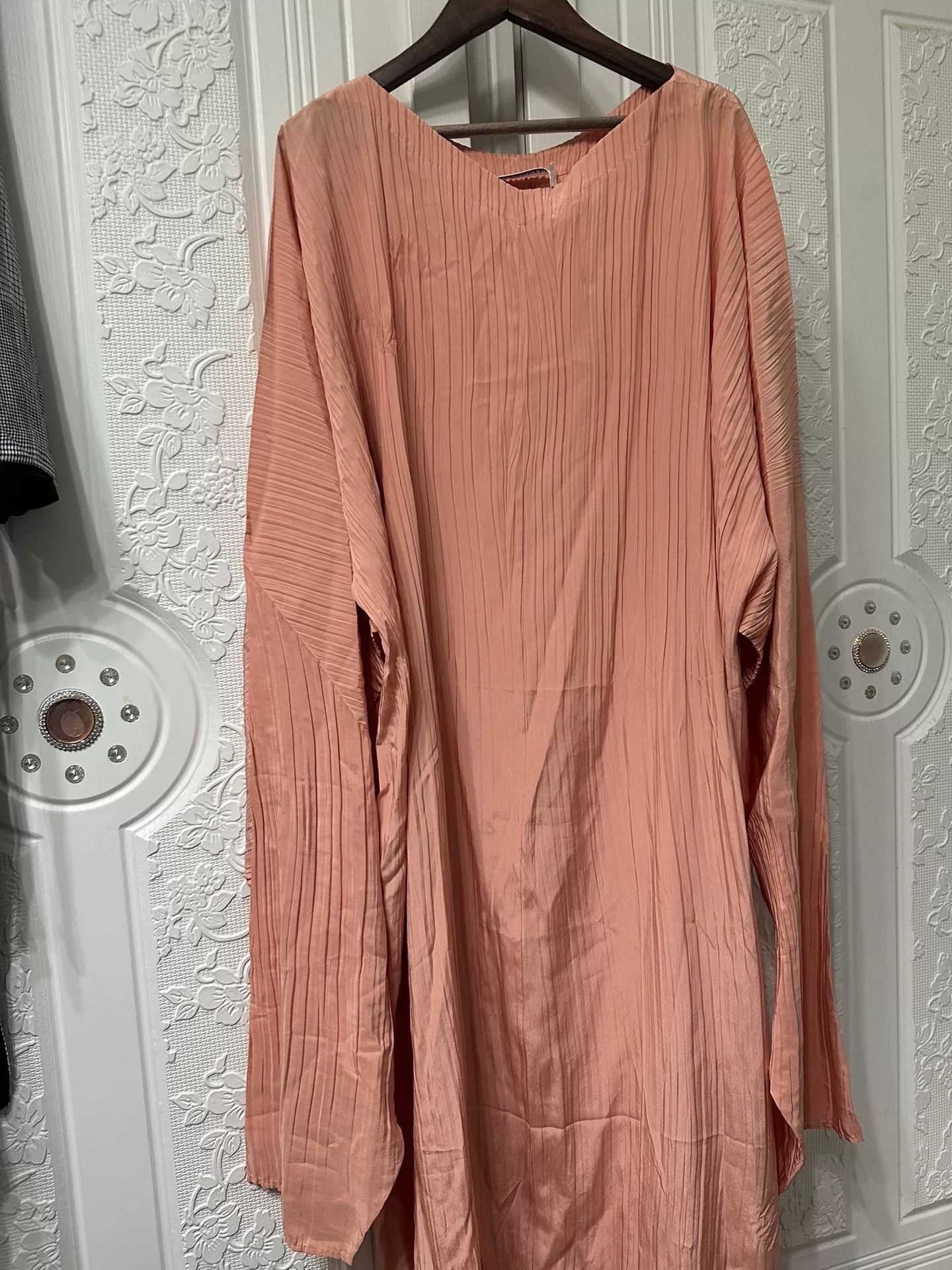 Jil Sander Jil Sander Long Pink Dress Robe Size L / US 10 / IT 46 - 2 Thumbnail