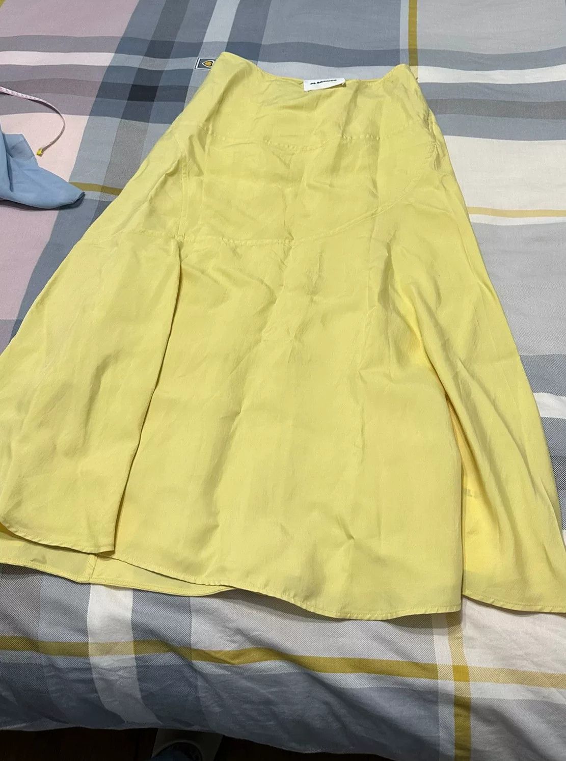 Jil Sander Jil Sander Yellow Skirt for Versatile Styling Size 27" / US 4 / IT 40 - 7 Thumbnail
