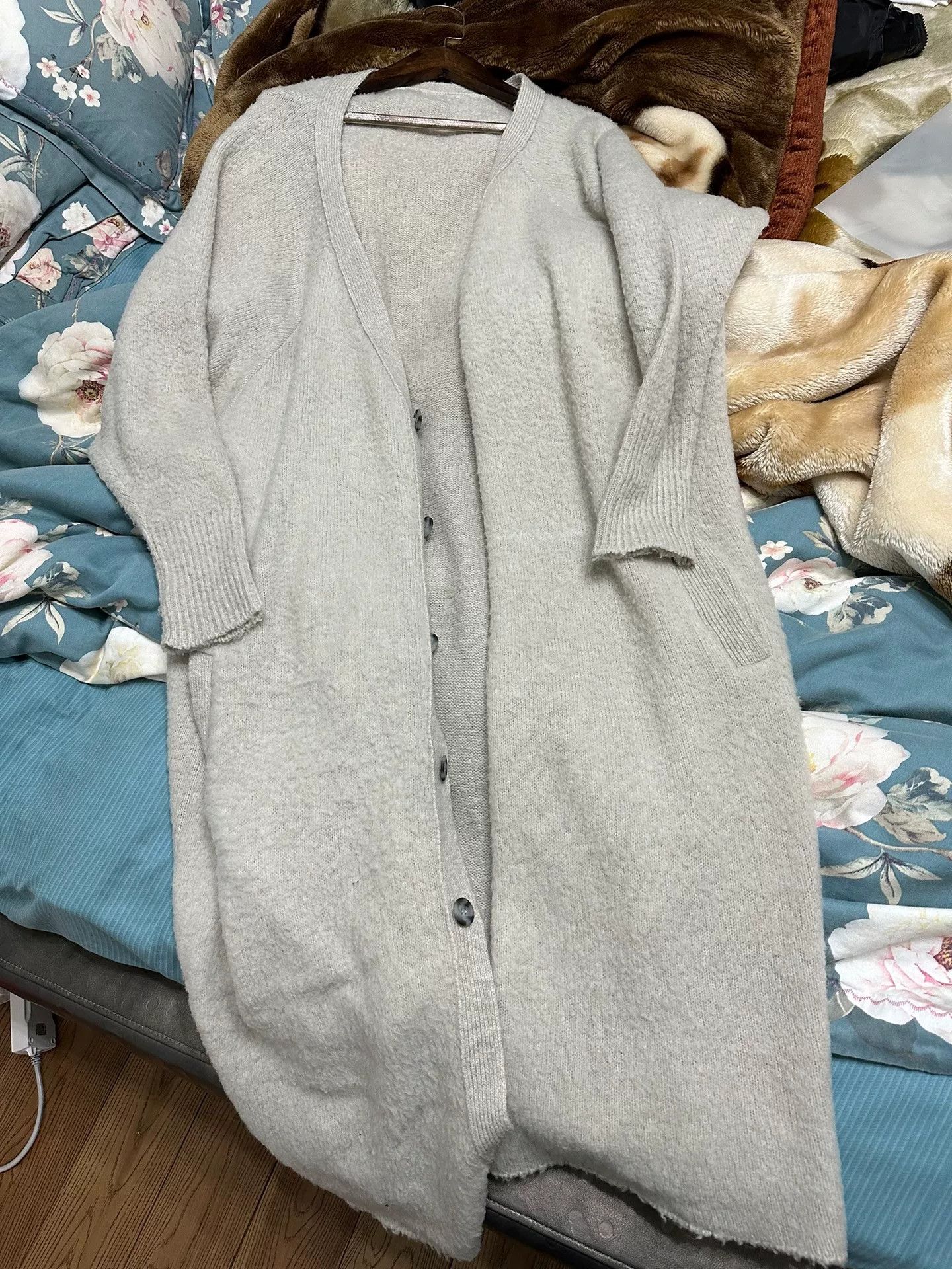 Y's Y's Wool Long Knit Cardigan for Women Size S / US 4 / IT 40 - 4 Thumbnail