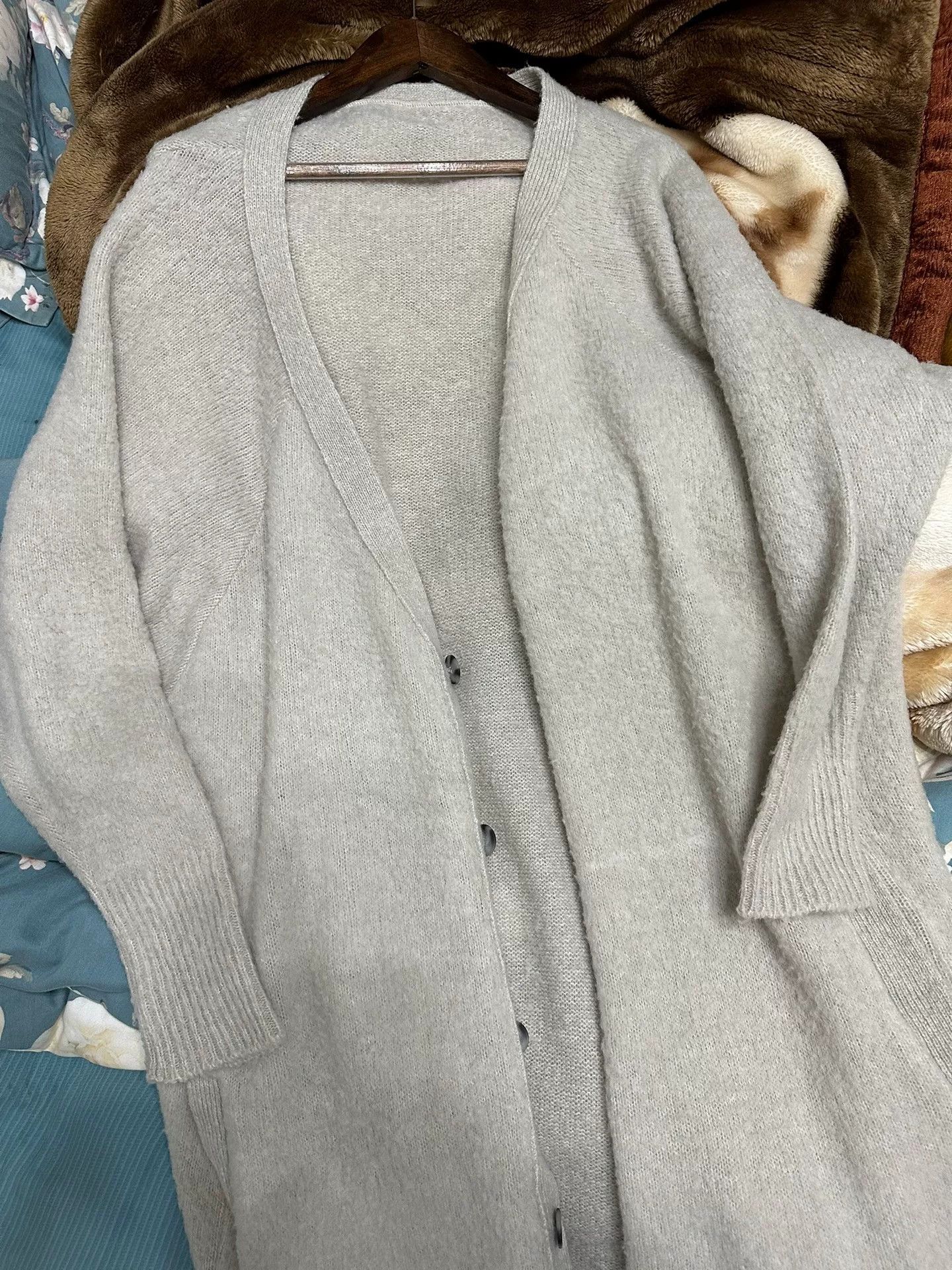 Y's Y's Wool Long Knit Cardigan for Women Size S / US 4 / IT 40 - 3 Thumbnail