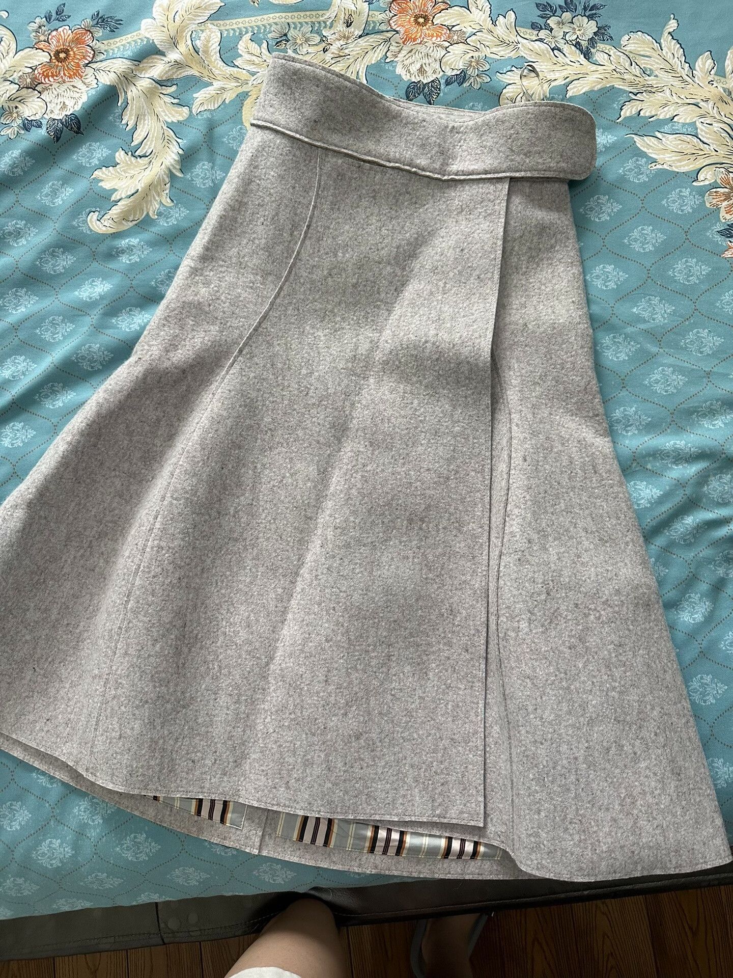 Jil Sander Jil Sander Stylish Gray Skirt Size 27" / US 4 / IT 40 - 3 Thumbnail