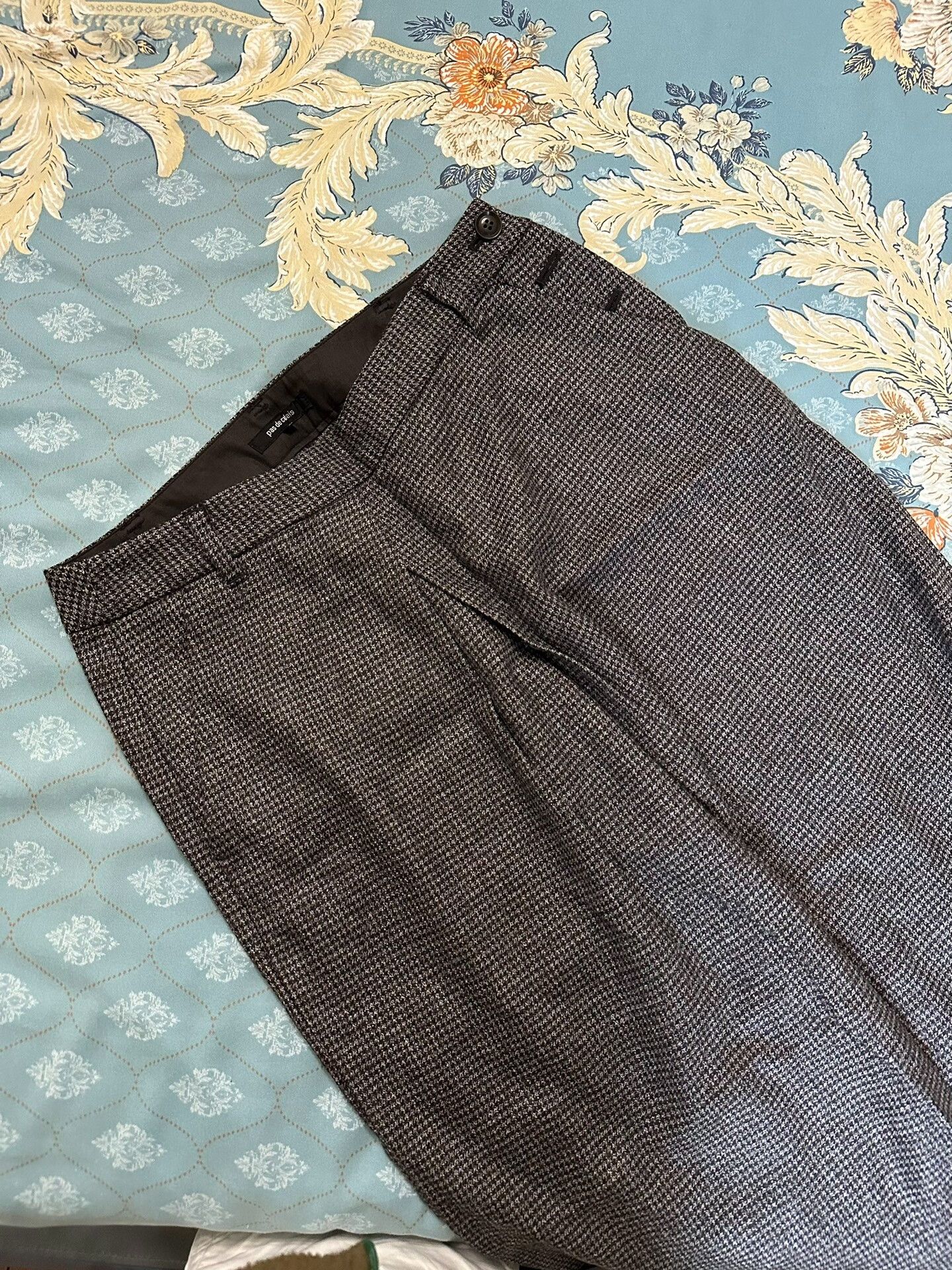 Pas de Calais Pas de Calais Wool Wide-Leg Trousers Size 26" / US 2 / IT 38 - 3 Thumbnail
