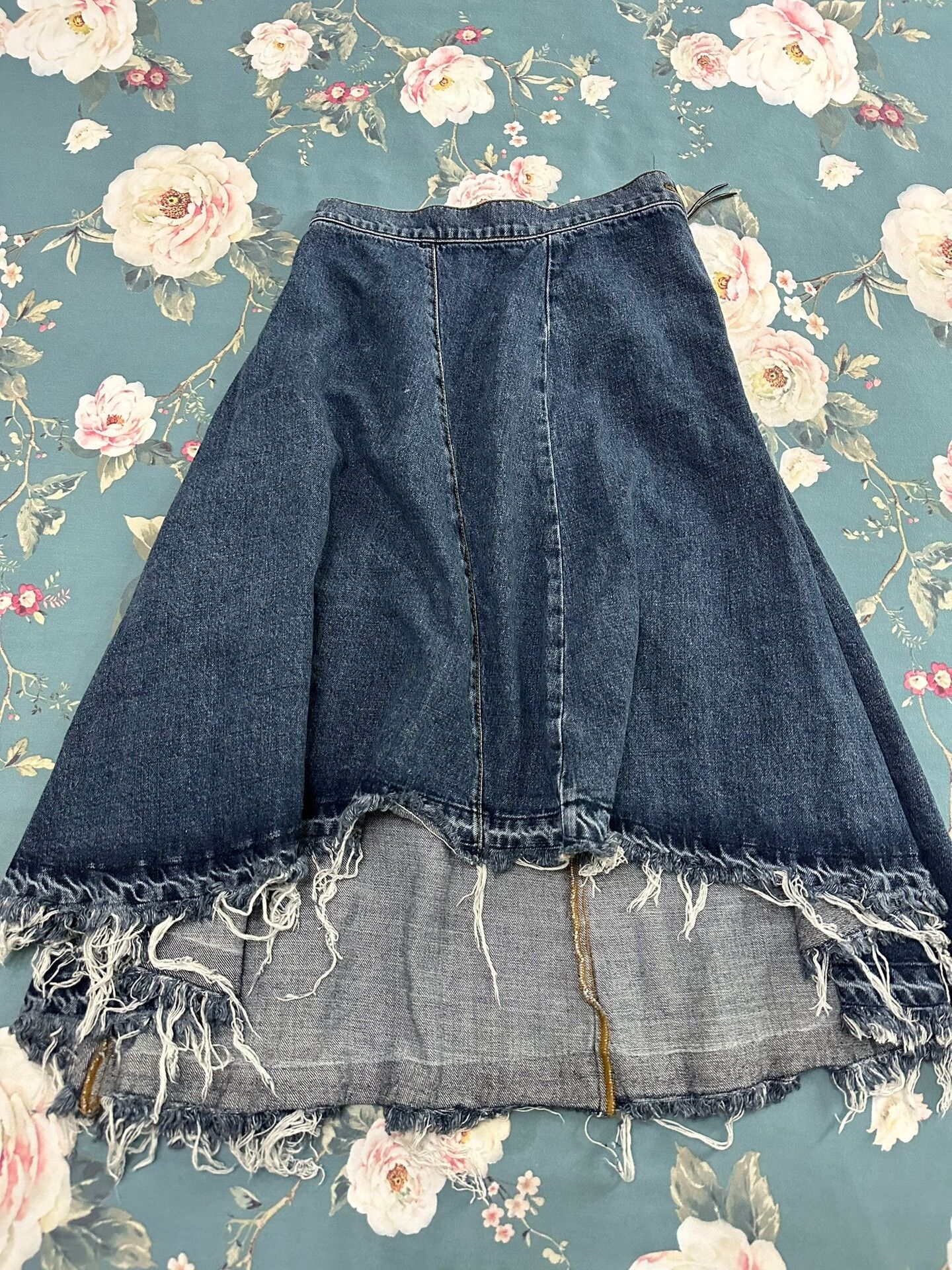 Marni Marni Irregular Hem Denim Skirt Size 26" / US 2 / IT 38 - 2 Thumbnail