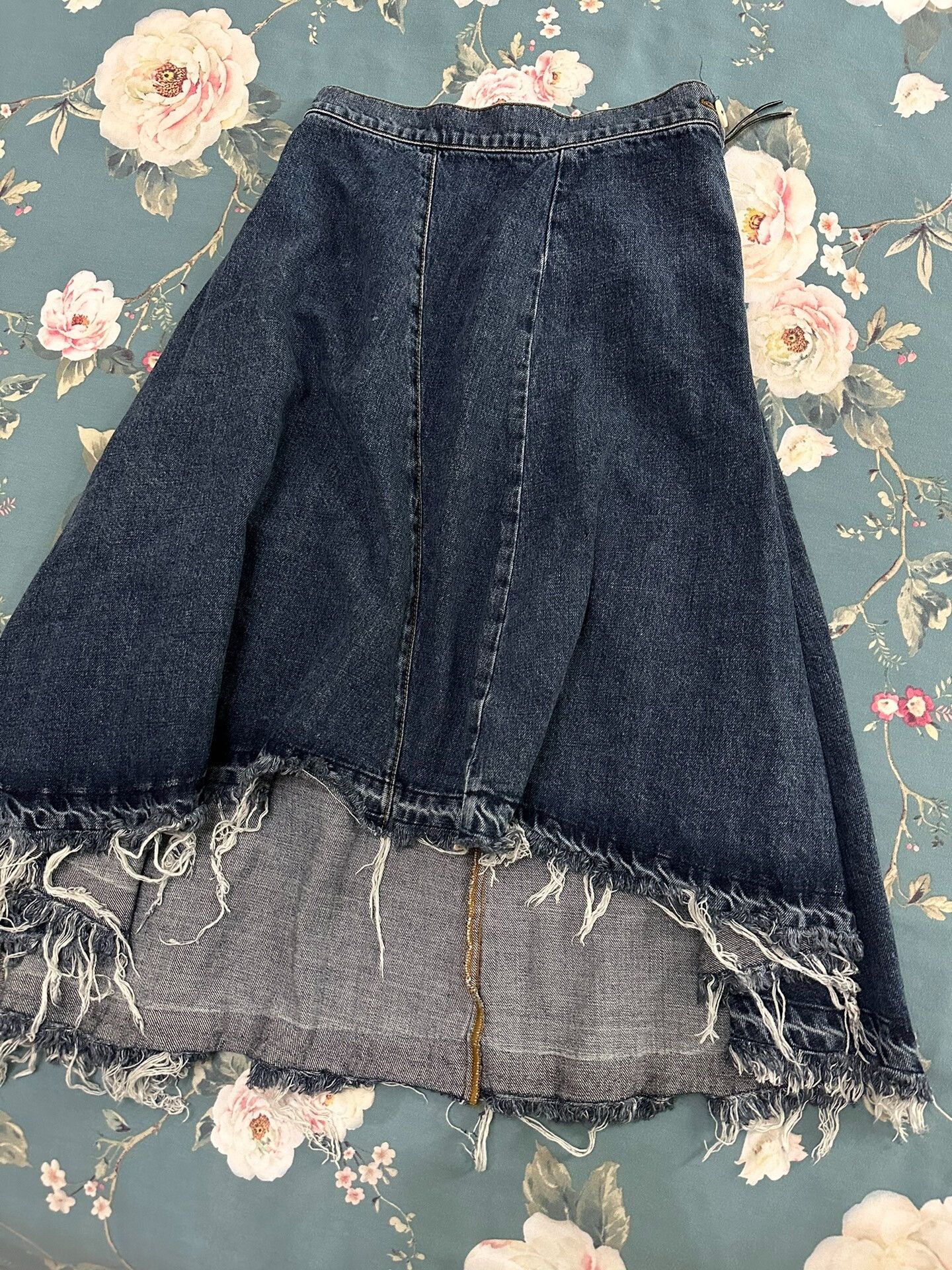 Marni Marni Irregular Hem Denim Skirt Size 26" / US 2 / IT 38 - 3 Thumbnail
