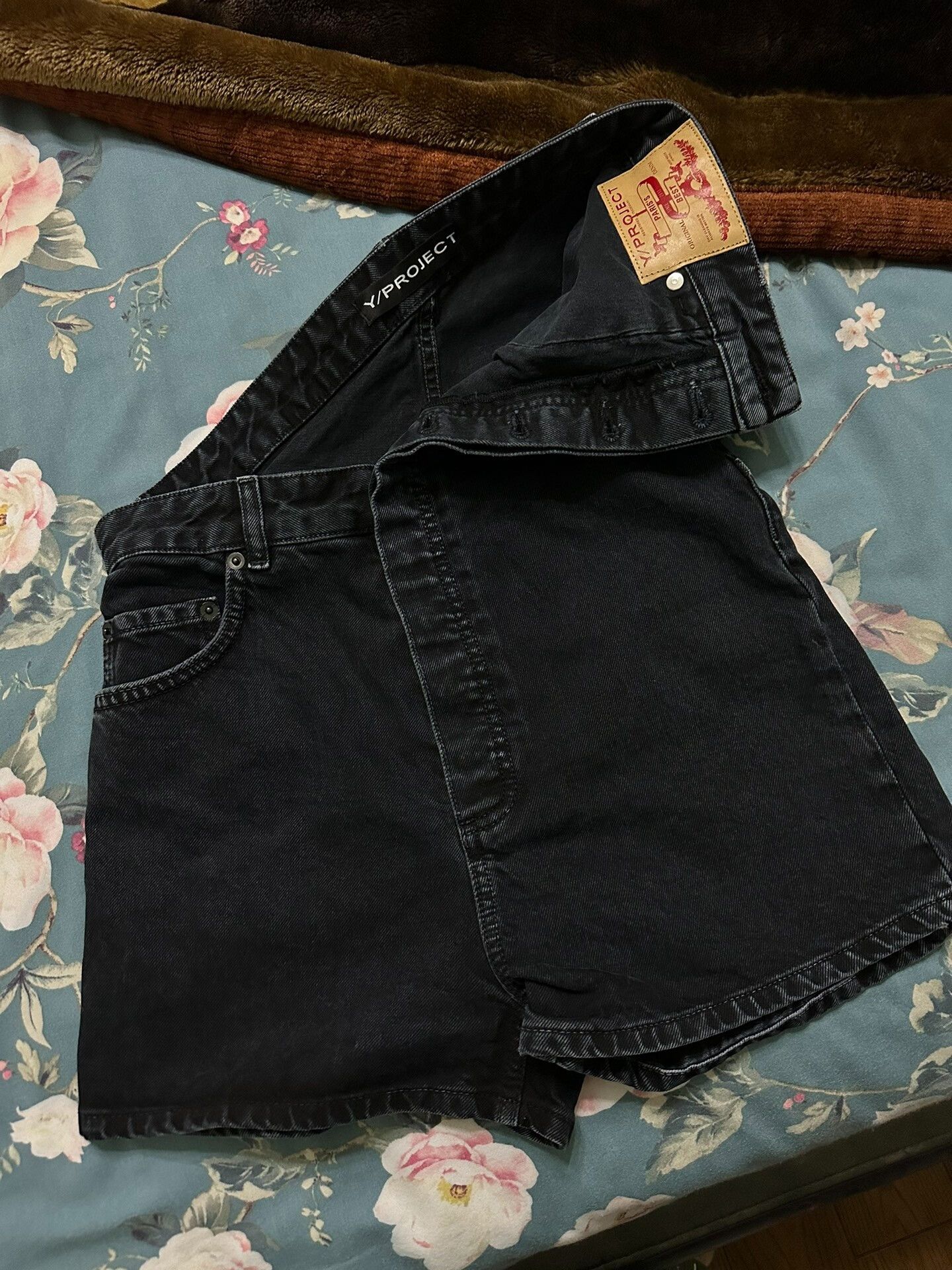 Y/Project Y/Project High-Waisted Denim Shorts Size 28" / US 6 / IT 42 - 2 Thumbnail