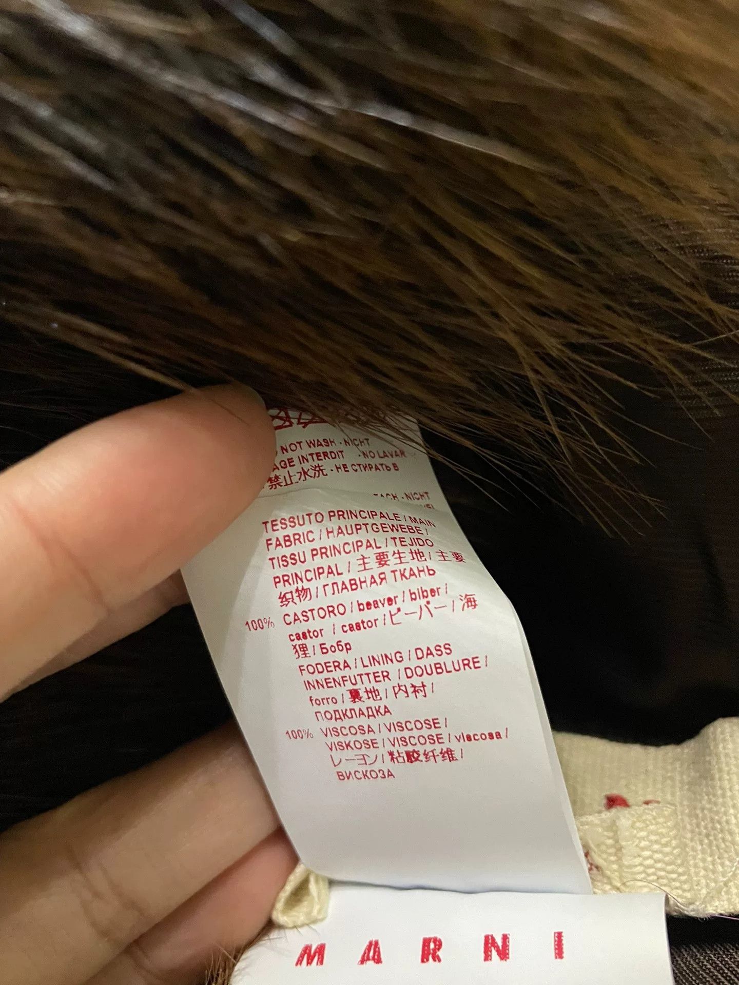 Marni Marni Stylish Beaver Fur Hat Size ONE SIZE - 4 Thumbnail