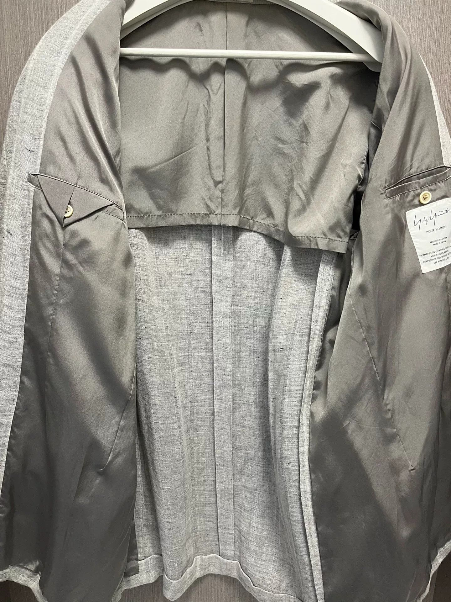 Yohji Yamamoto Yohji Yamamoto Striped Linen Blazer Size US M / EU 48-50 / 2 - 7 Thumbnail