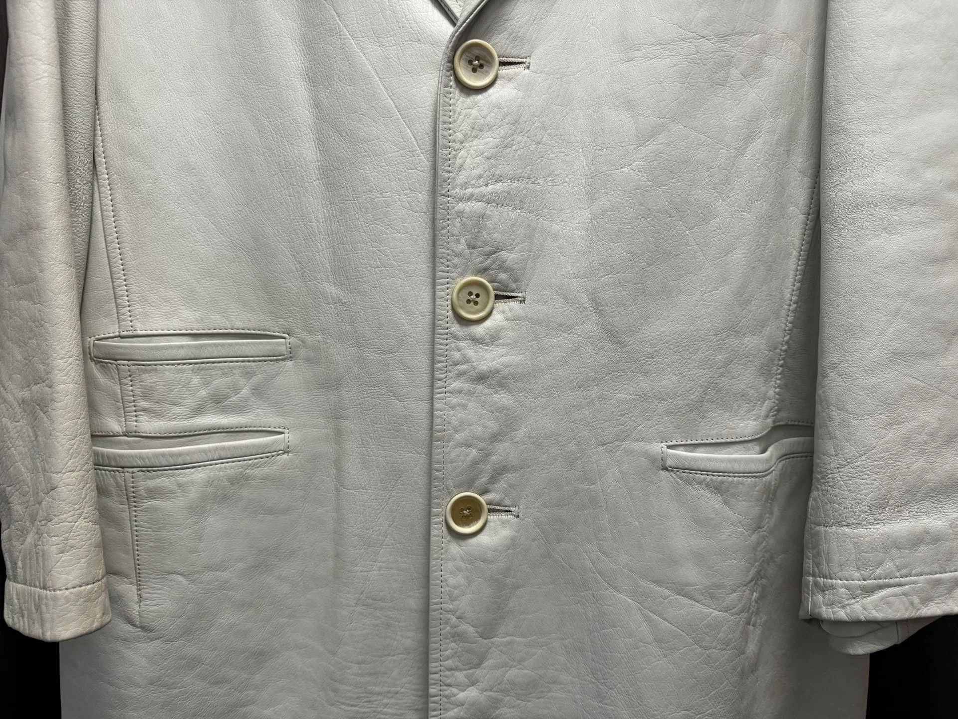 Yohji Yamamoto Yohji Yamamoto 1997 Leather Jacket Size US S / EU 44-46 / 1 - 5 Thumbnail