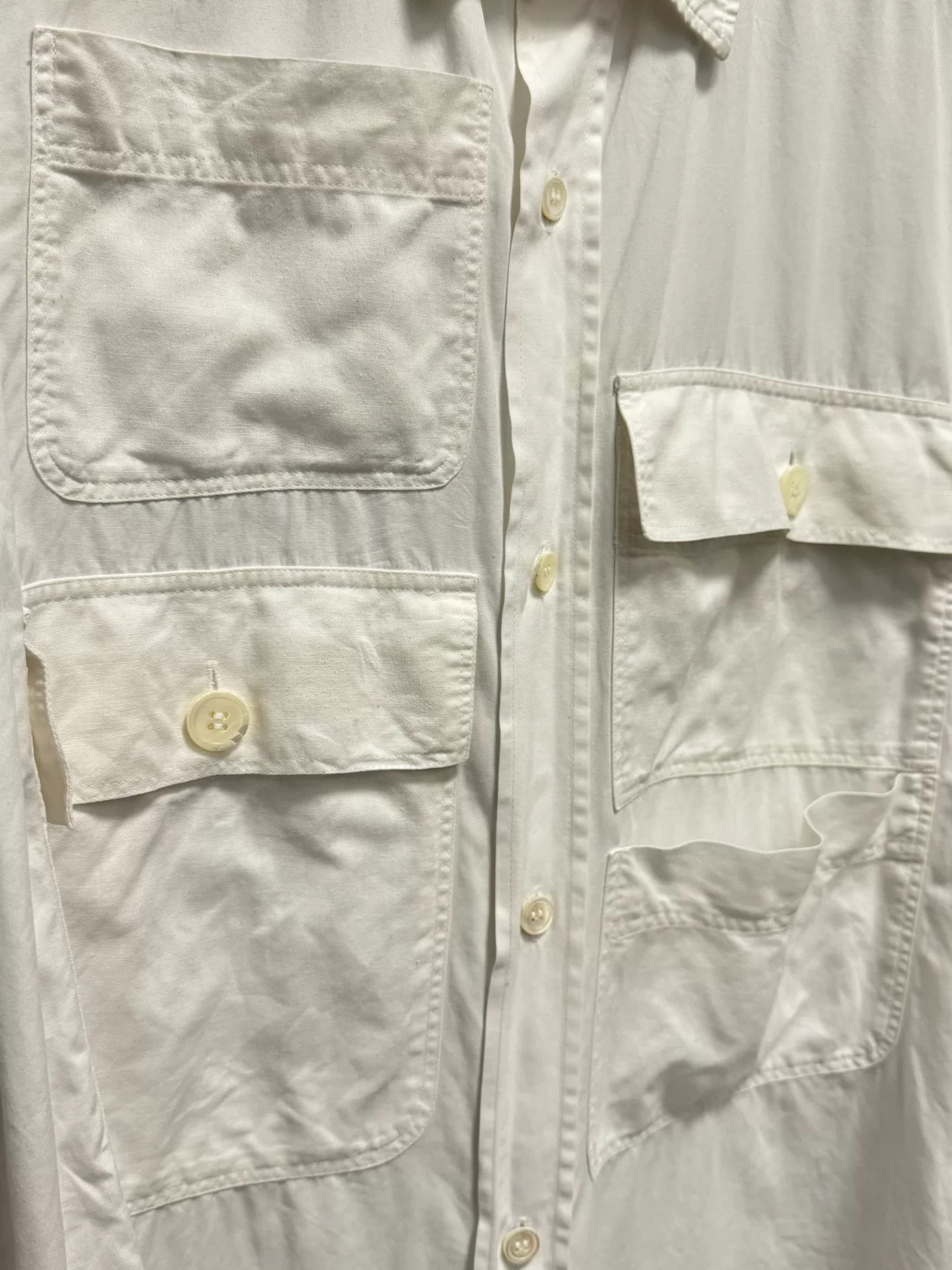 Y's for Men Yohji Yamamoto Multi Pocket Military Shirt Size US M / EU 48-50 / 2 - 3 Thumbnail