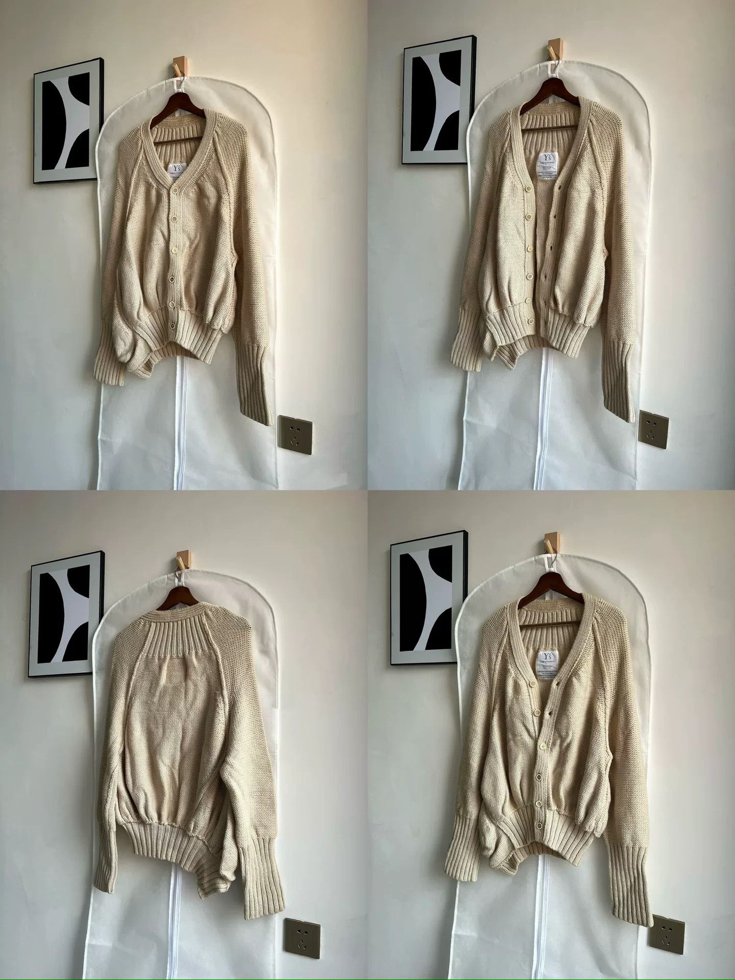 Yohji Yamamoto Yohji Yamamoto Asymmetric Wool Cardigan Size L / US 10 / IT 46 - 6 Thumbnail