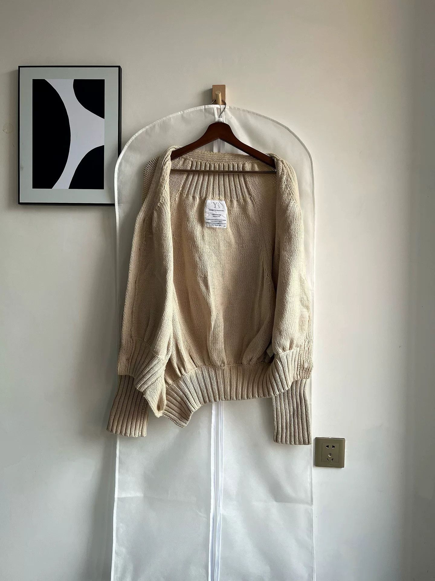 Yohji Yamamoto Yohji Yamamoto Asymmetric Wool Cardigan Size L / US 10 / IT 46 - 5 Thumbnail
