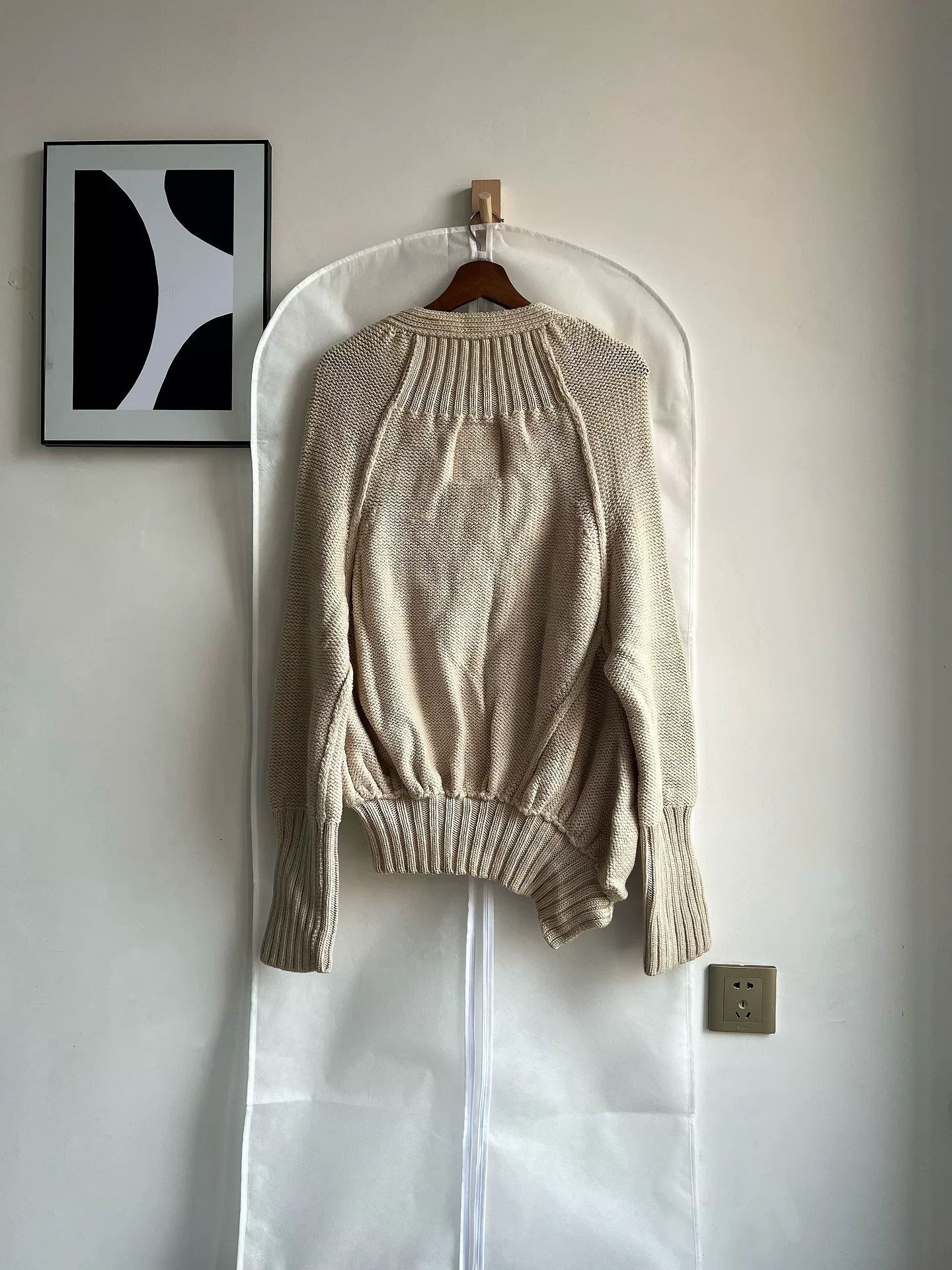 Yohji Yamamoto Yohji Yamamoto Asymmetric Wool Cardigan Size L / US 10 / IT 46 - 4 Thumbnail