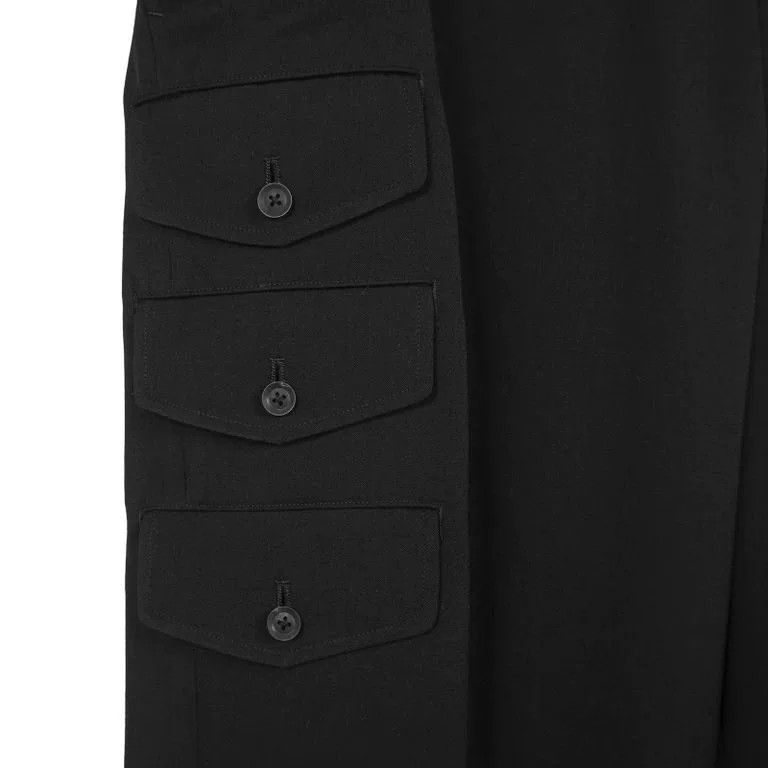 Yohji Yamamoto Yohji Yamamoto Military Wide-Leg Pants Size US 26 / EU 42 - 5 Thumbnail