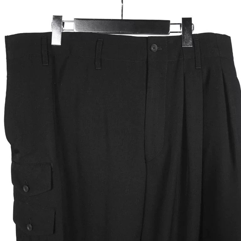 Yohji Yamamoto Yohji Yamamoto Military Wide-Leg Pants Size US 26 / EU 42 - 4 Thumbnail