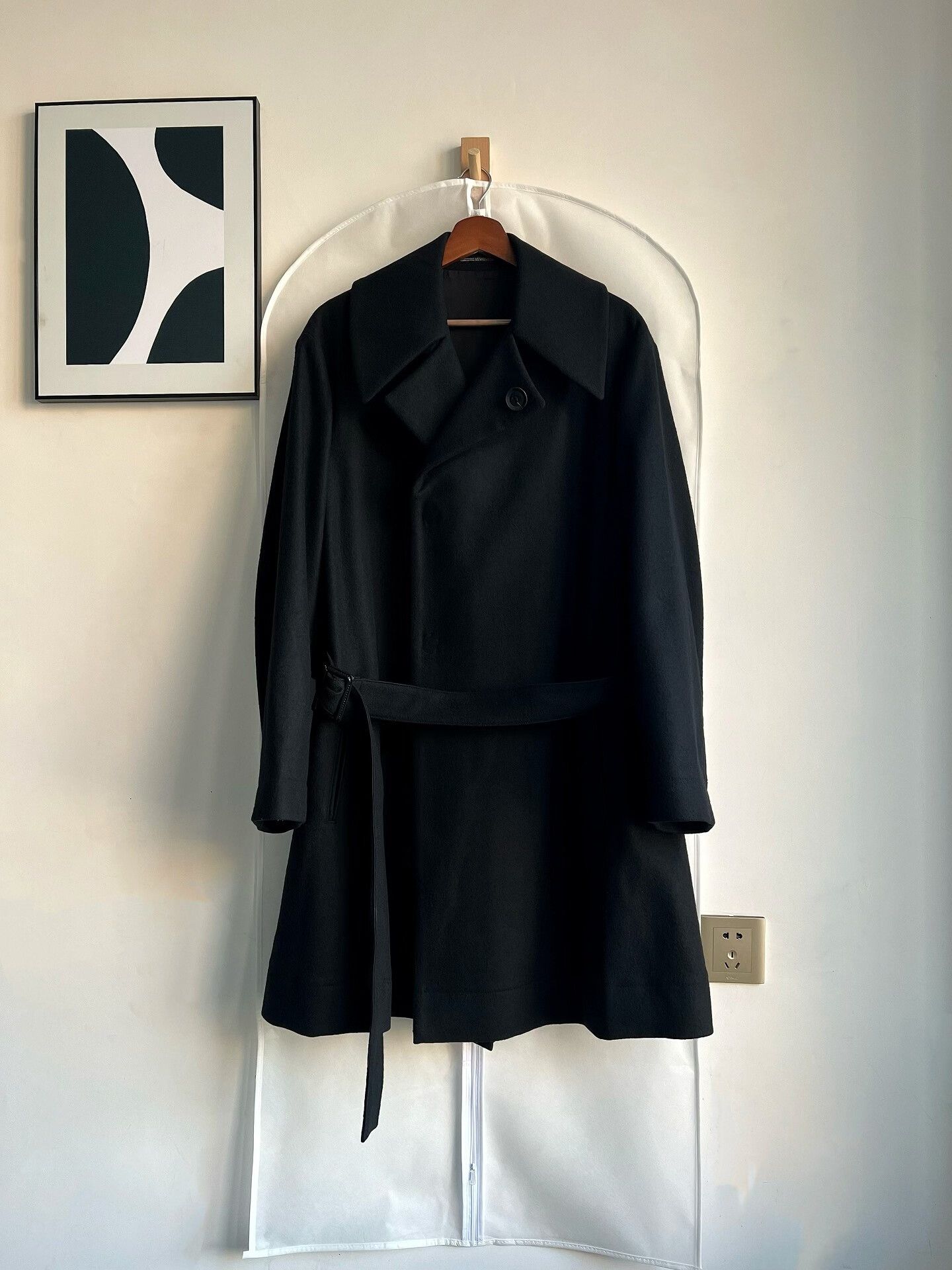 Yohji Yamamoto Yohji Yamamoto Oversized Black Coat Size US S / EU 44-46 / 1 - 6 Thumbnail