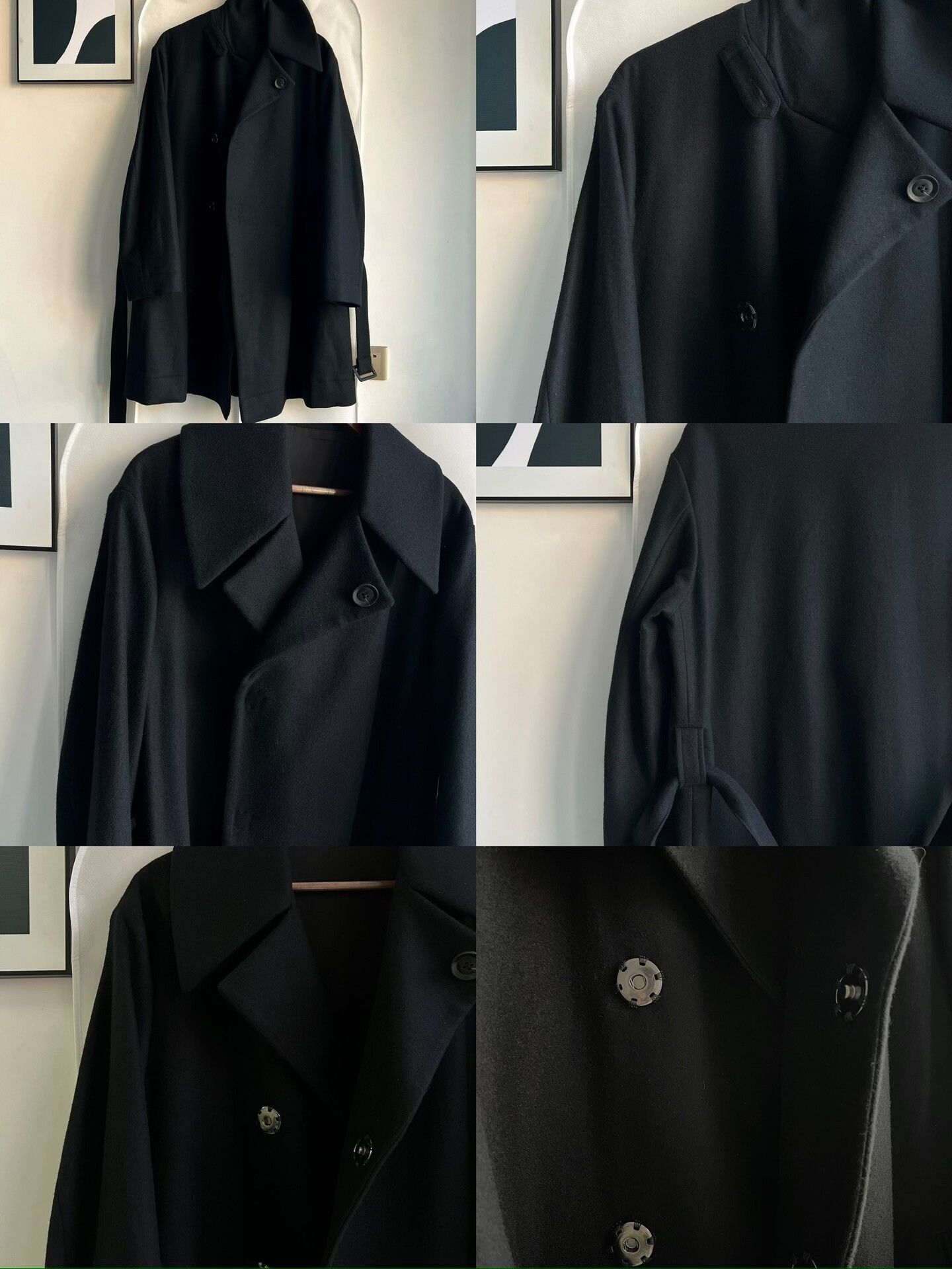 Yohji Yamamoto Yohji Yamamoto Oversized Black Coat Size US S / EU 44-46 / 1 - 8 Thumbnail