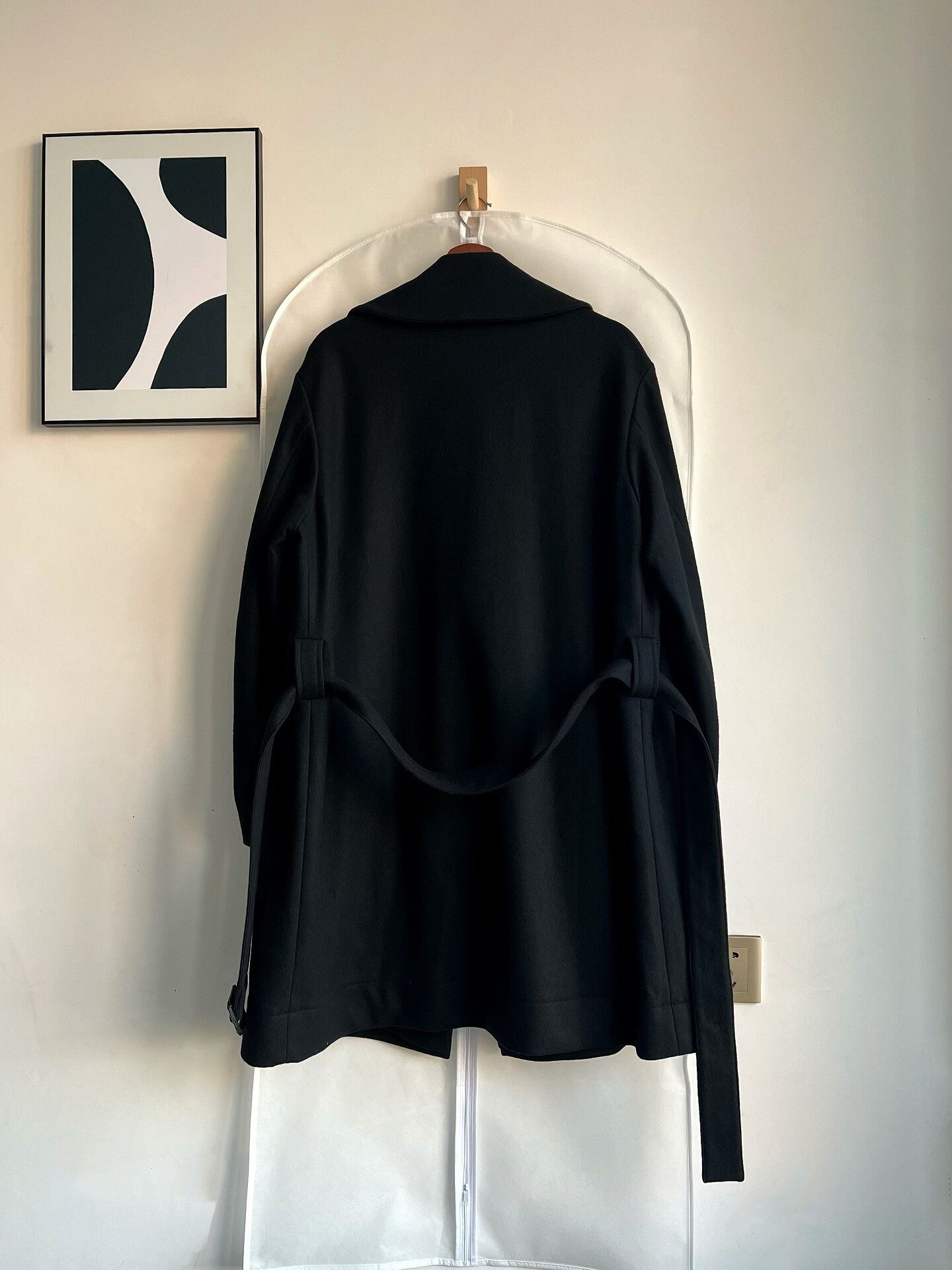 Yohji Yamamoto Yohji Yamamoto Oversized Black Coat Size US S / EU 44-46 / 1 - 7 Thumbnail