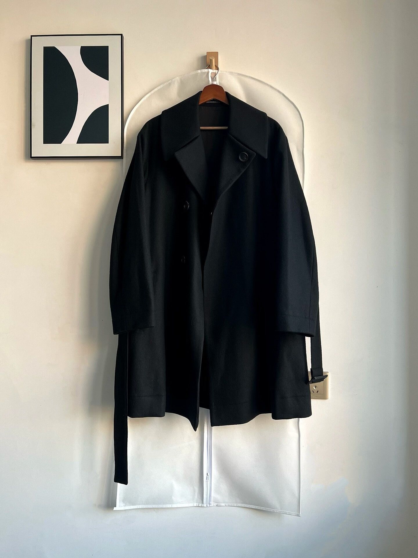 Yohji Yamamoto Yohji Yamamoto Oversized Black Coat Size US S / EU 44-46 / 1 - 2 Thumbnail