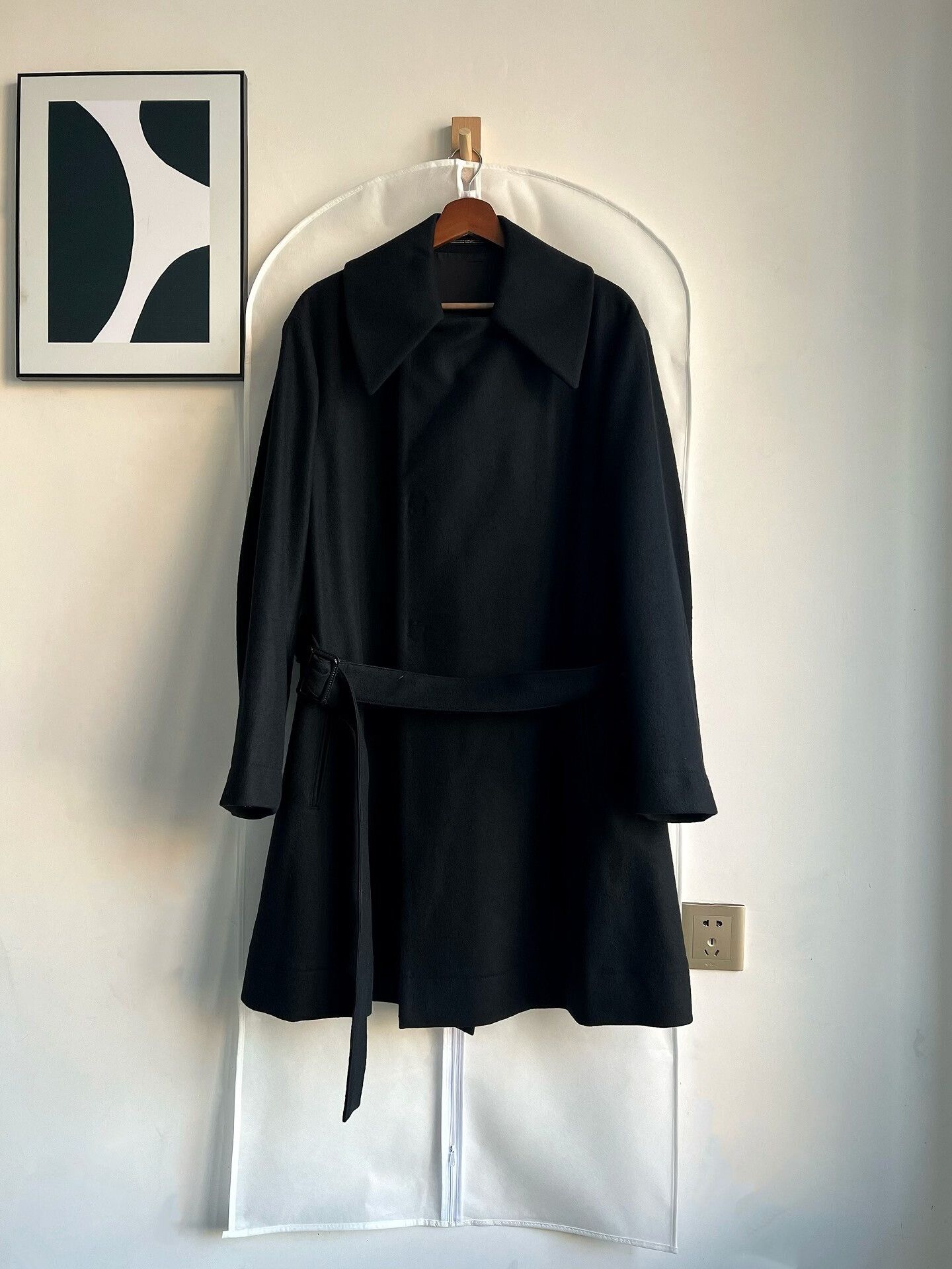 Yohji Yamamoto Yohji Yamamoto Oversized Black Coat Size US S / EU 44-46 / 1 - 4 Thumbnail