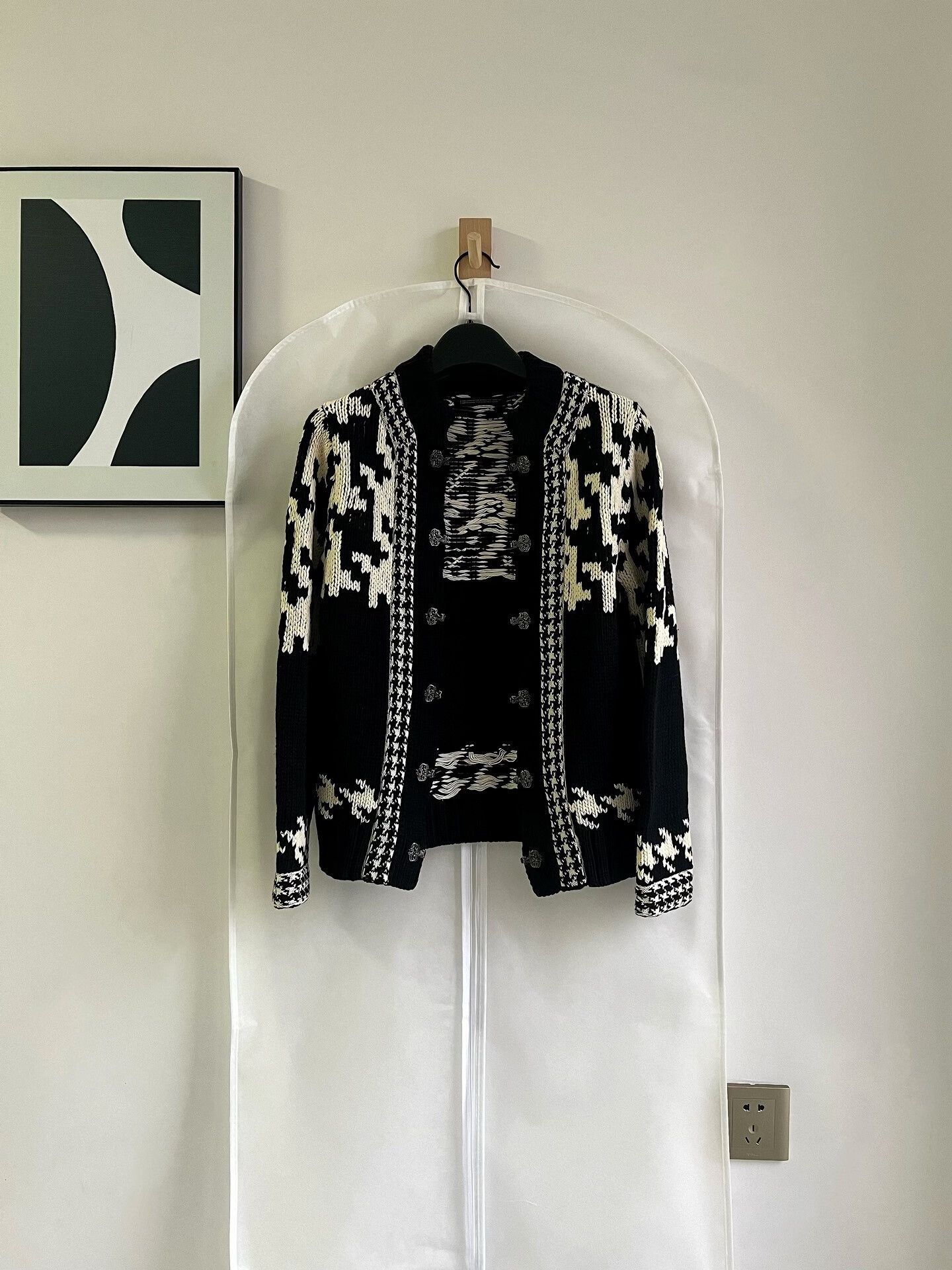 Yohji Yamamoto Yohji Yamamoto Wool Knit Cardigan Size L / US 10 / IT 46 - 2 Thumbnail