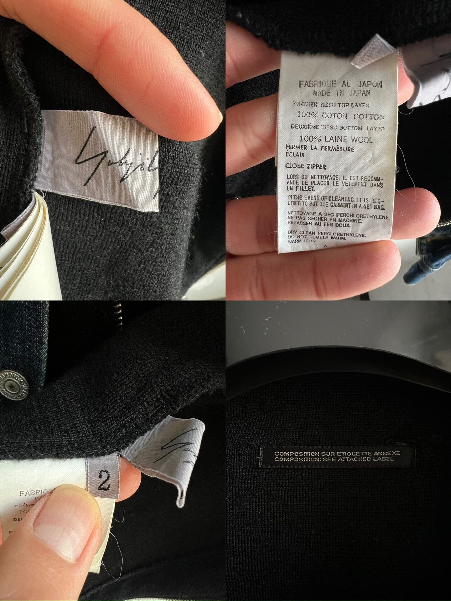 Yohji Yamamoto Yohji Yamamoto Denim Layered Jacket Size M / US 6-8 / IT 42-44 - 9 Thumbnail