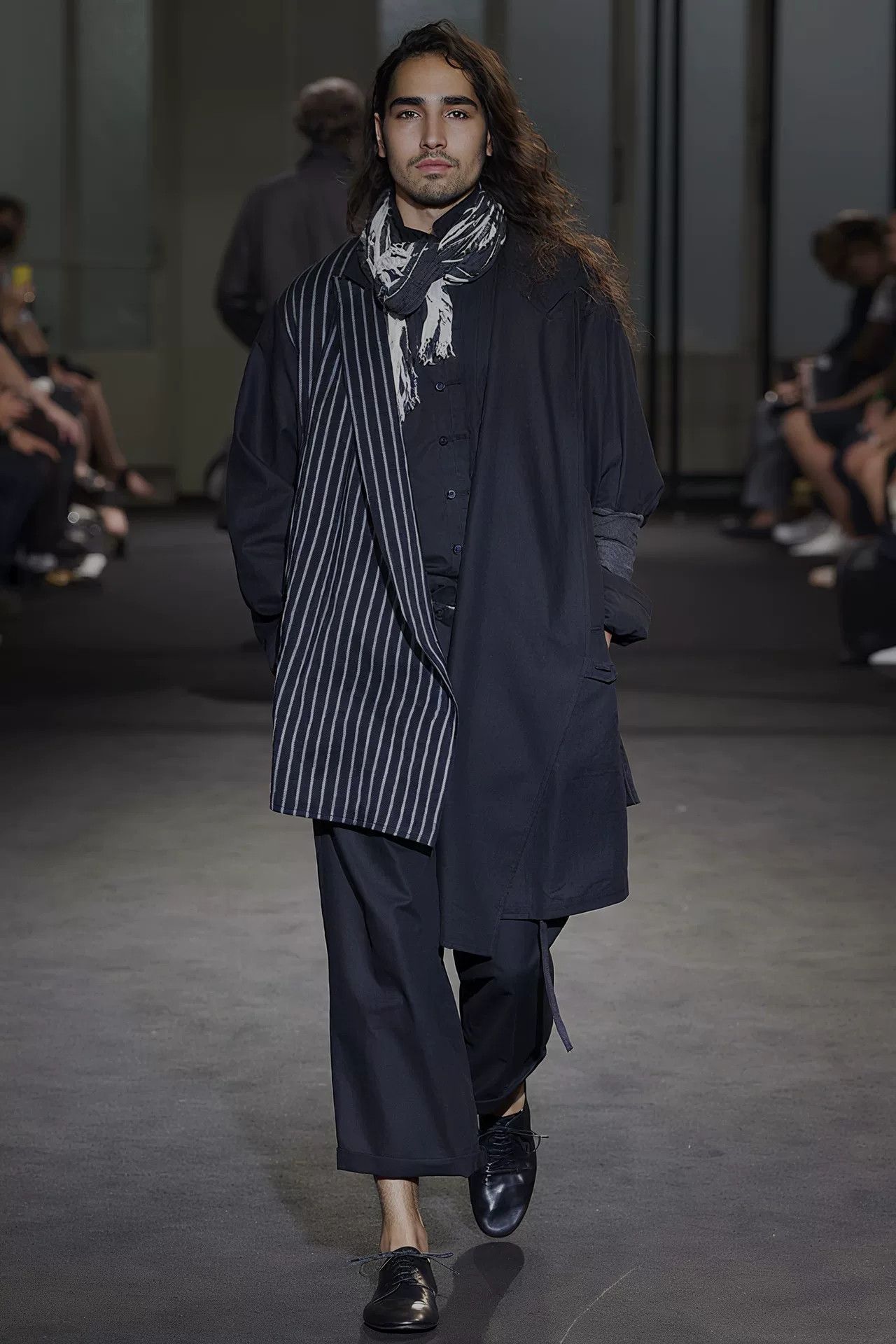 Yohji Yamamoto Yohji Yamamoto Black Oversized Shirt Size US M / EU 48-50 / 2 - 8 Thumbnail