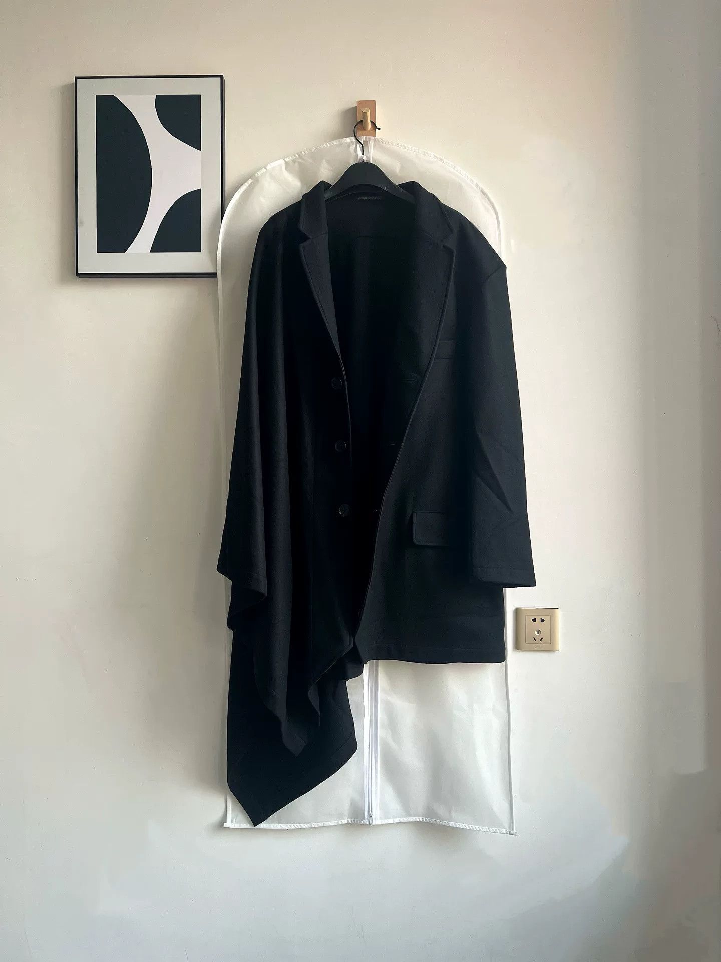 Yohji Yamamoto Yohji Yamamoto Asymmetrical Cape Coat Size US L / EU 52-54 / 3 - 4 Thumbnail
