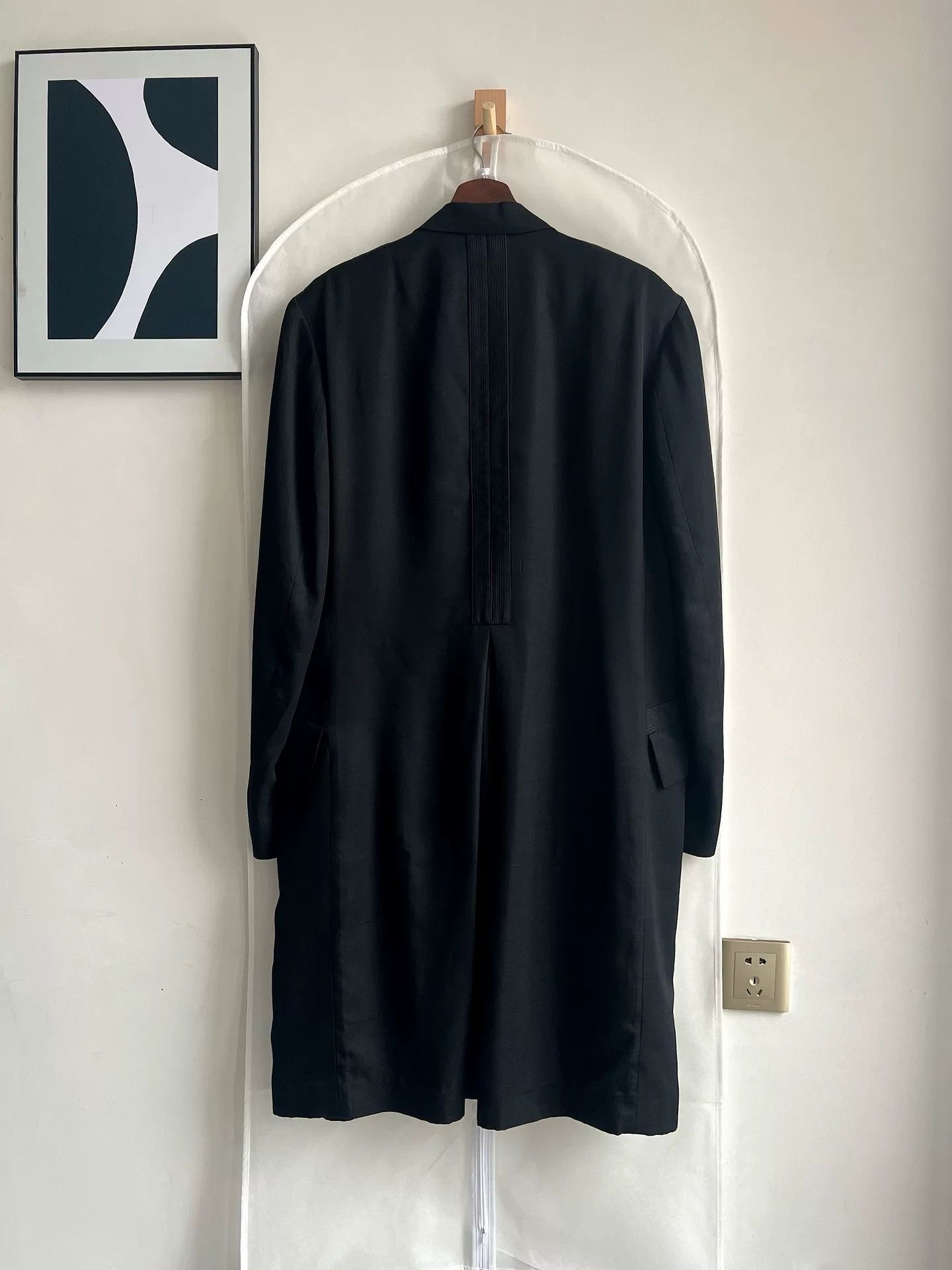 Yohji Yamamoto Yohji Yamamoto Silk Belted Coat Size US M / EU 48-50 / 2 - 5 Thumbnail