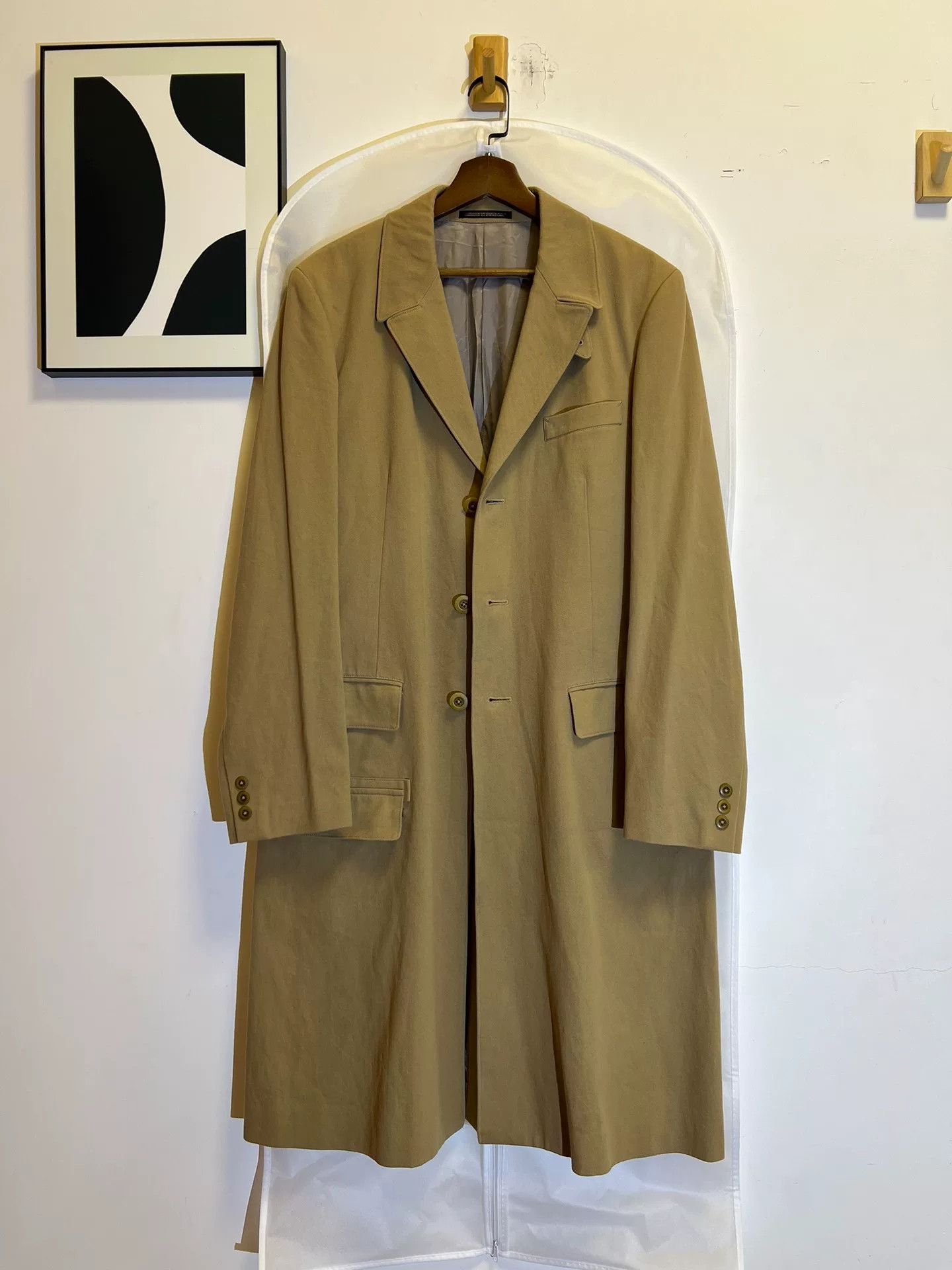 Yohji Yamamoto Yohji Yamamoto Stylish Long Coat Size US L / EU 52-54 / 3 - 5 Thumbnail