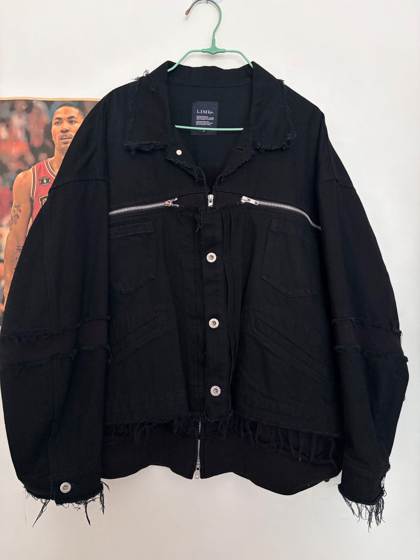 Yohji Yamamoto Yohji Yamamoto By LiMi Patchwork Jacket Size M / US 6-8 / IT 42-44 - 2 Thumbnail