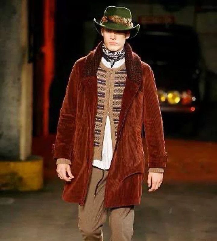 Comme des Garcons Corduroy Long Jacket in Orange Size US M / EU 48-50 / 2 - 2 Thumbnail